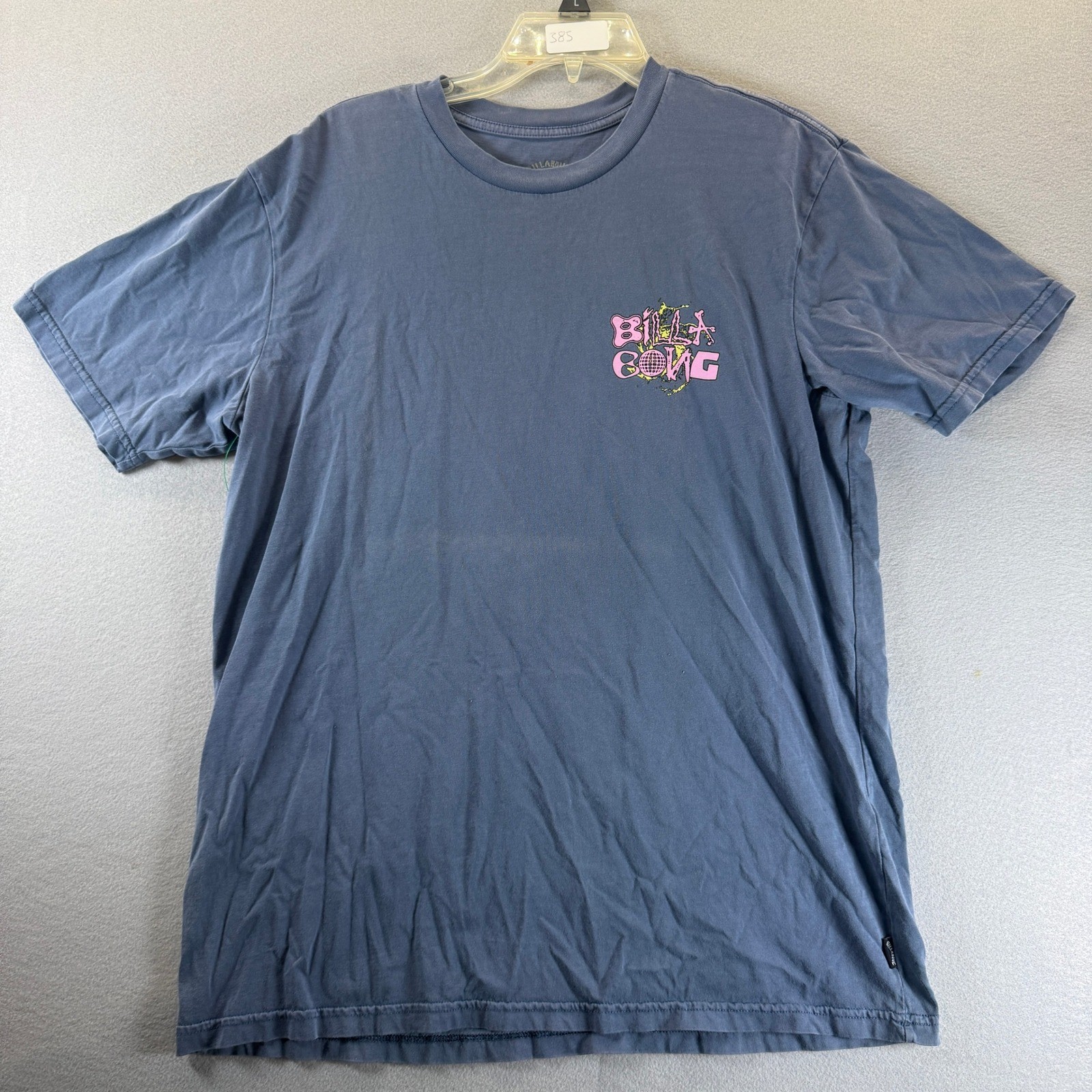 Billabong Mens Wave Washed Ocean Explosives Graphic T-Shirt Blue Large L