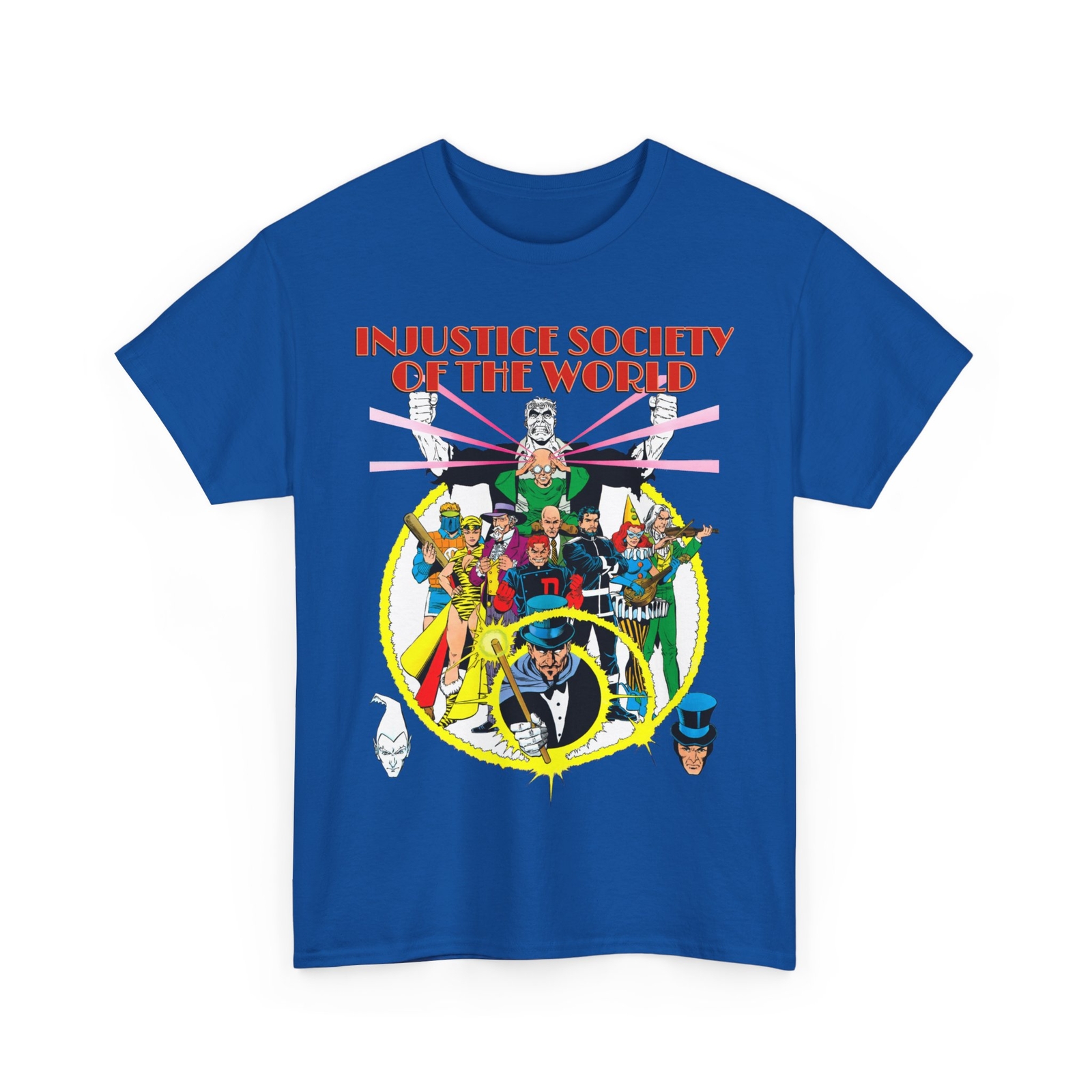 Injustice Society of America T-Shirt DC Comics George Perez Vintage-Style Tee