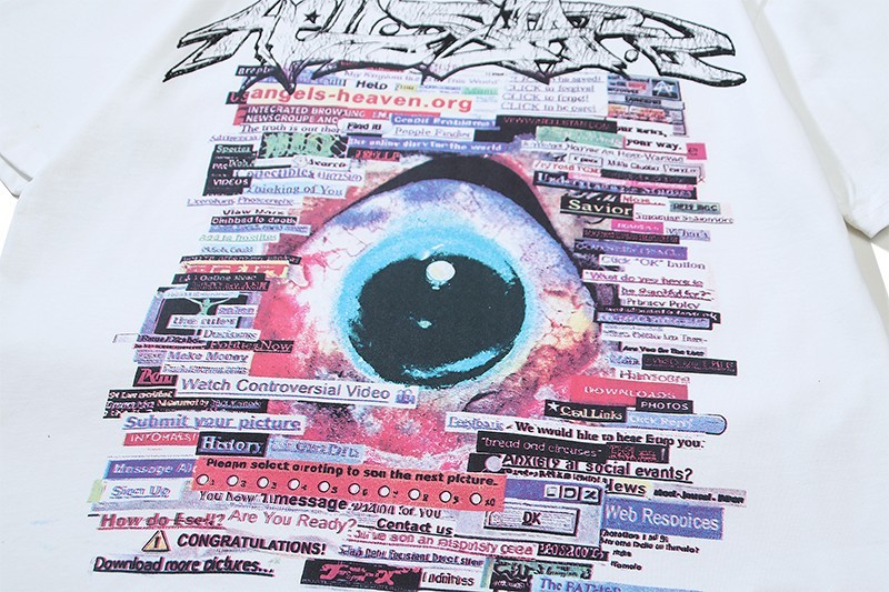 HELL STUDIOS STAR Classic EYE OF HELL Big Logo Cotton Tee Mens T-shirt