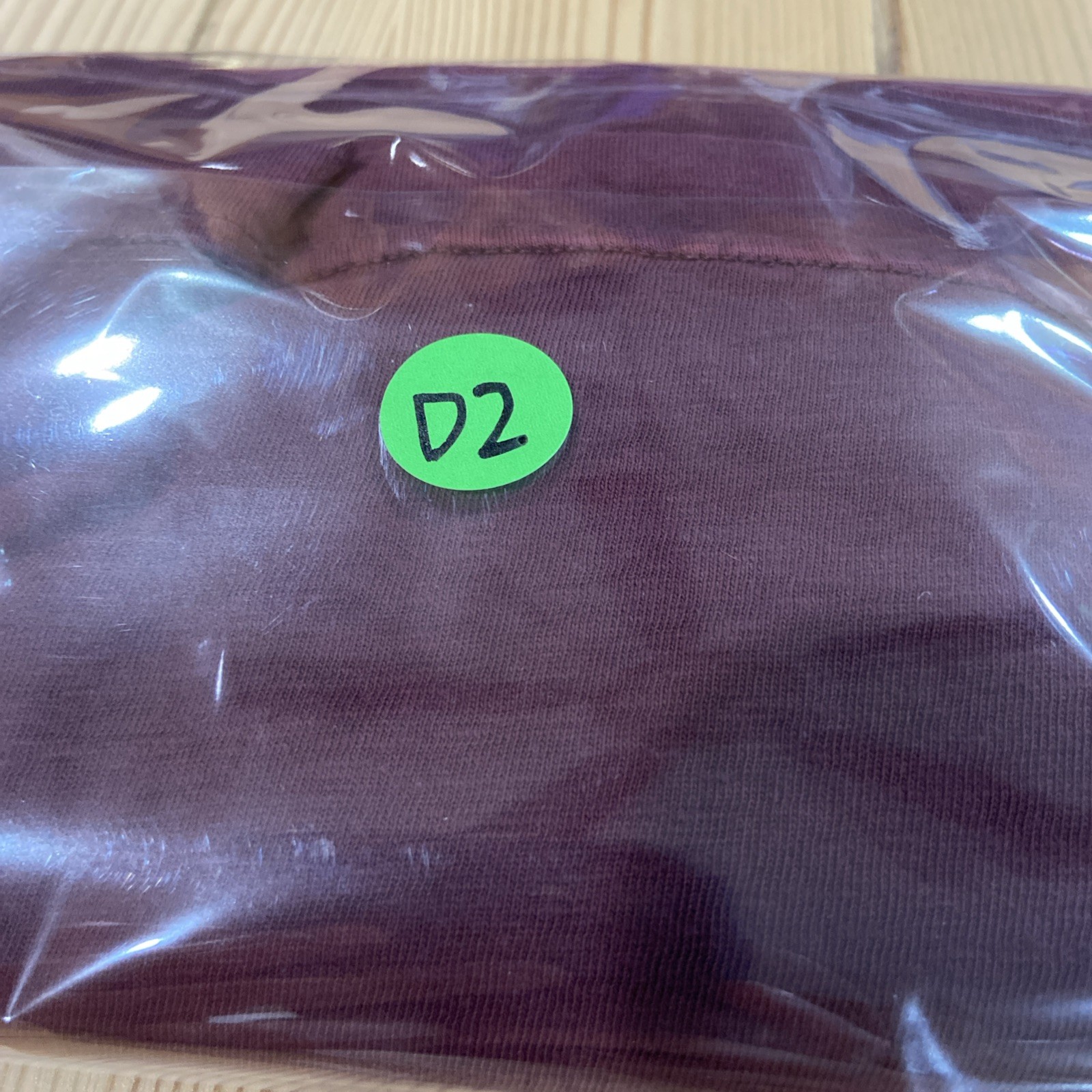 Acne Studios Nash Face Wine Red T-Shirt Size M