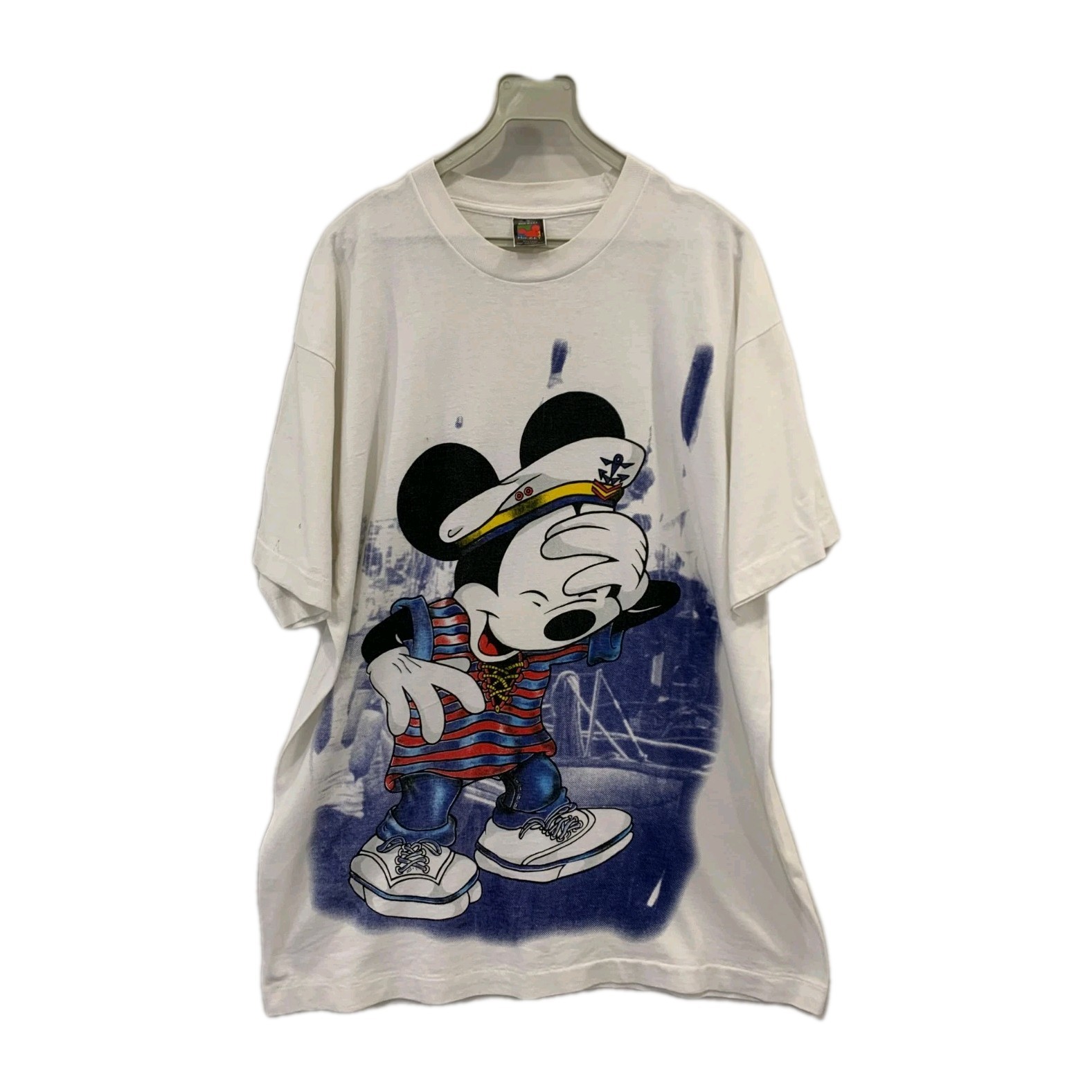 Vtge 90s Mickey Unlimited Jerry Leigh T Shirt USA Made 48” Chest Graphic Tee#97