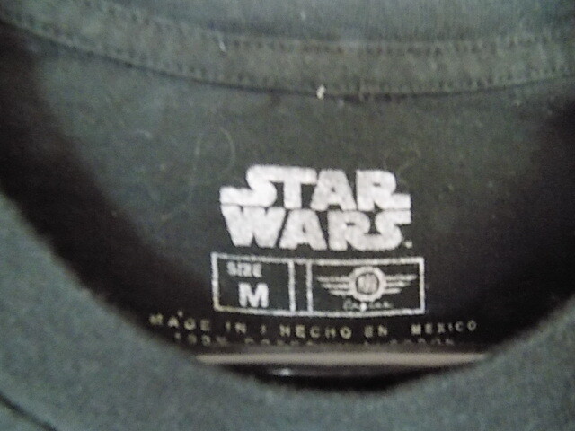 4 Different Star Wars T-Shirts: Force Awakens & Three others One Size Med!!