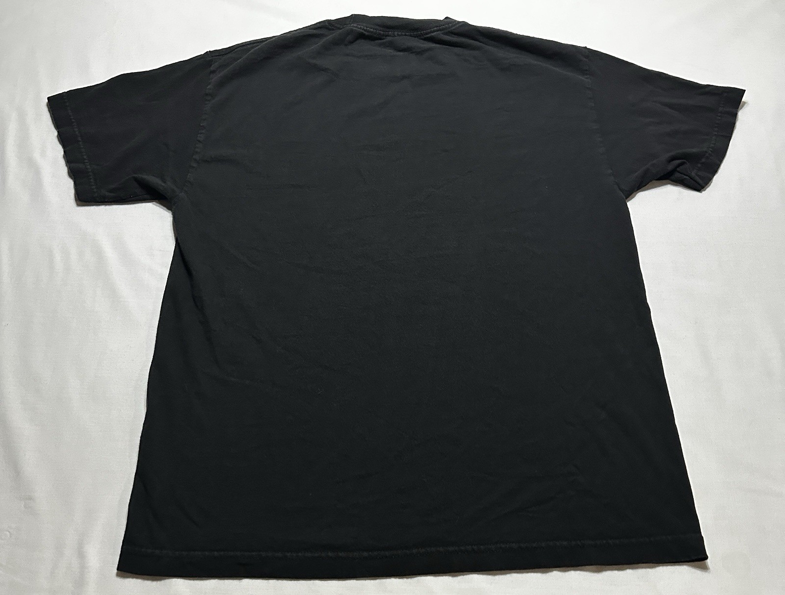 Indianapolis Motor Speedway Winged Wheel Logo Tee Shirt Black Adult Size Large