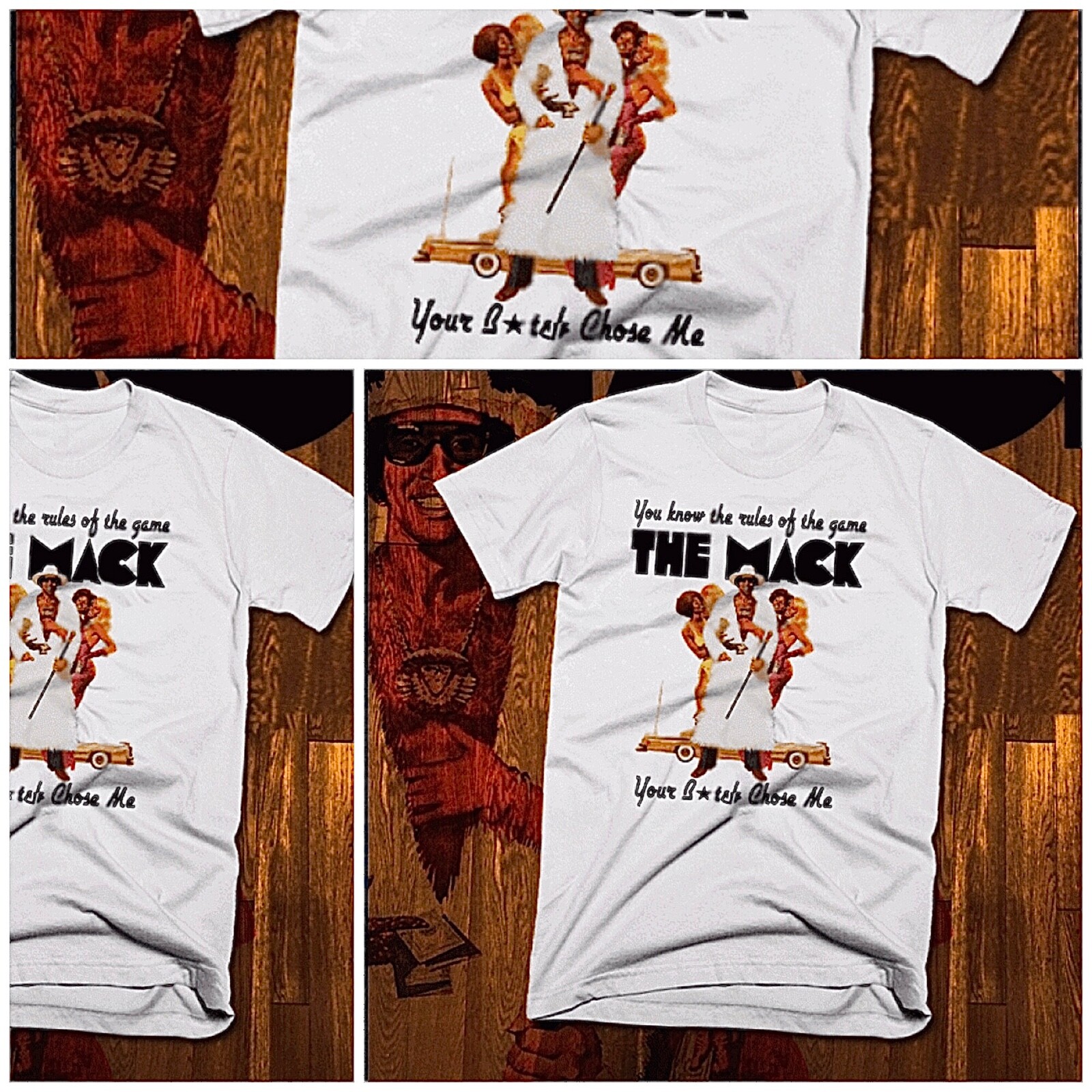 Pimp t-shirt Harlem NY 70’s Crack Dope Fiend era New York City Brooklyn fly tee