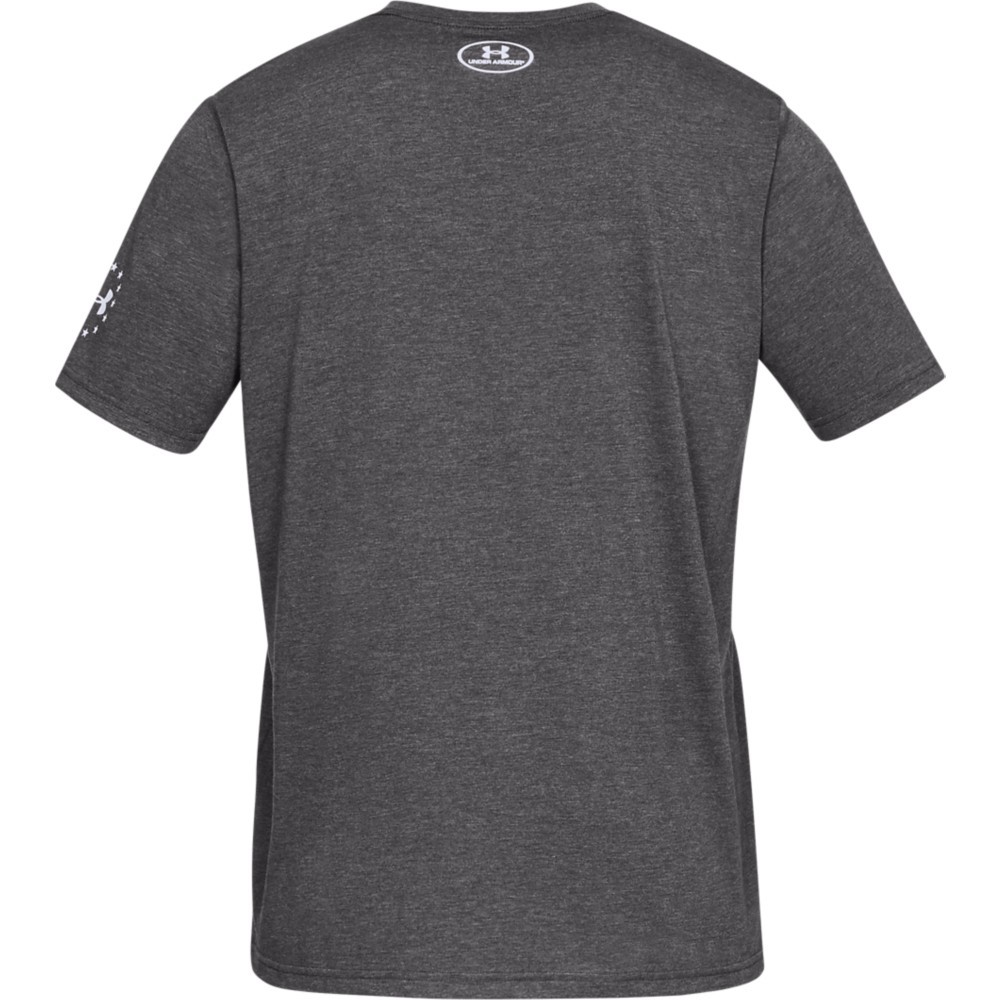 Under Armour 1333352 Men’s UA Freedom Big Flag USA T-Shirt, Graphite, Small