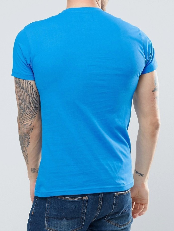 Emporio Armani Blue Men’s Cotton T-Shirt Size M*L*XL*XXL,3XL