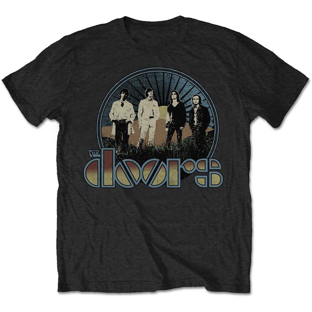 The Doors Unisex Black Cotton S-5XL T-Shirt HS403