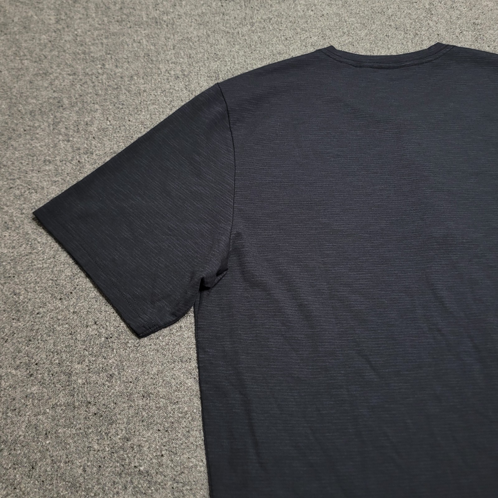 Travis Mathew Shirt Mens Extra Large Heather Black All Adrift Henley Soft Casual