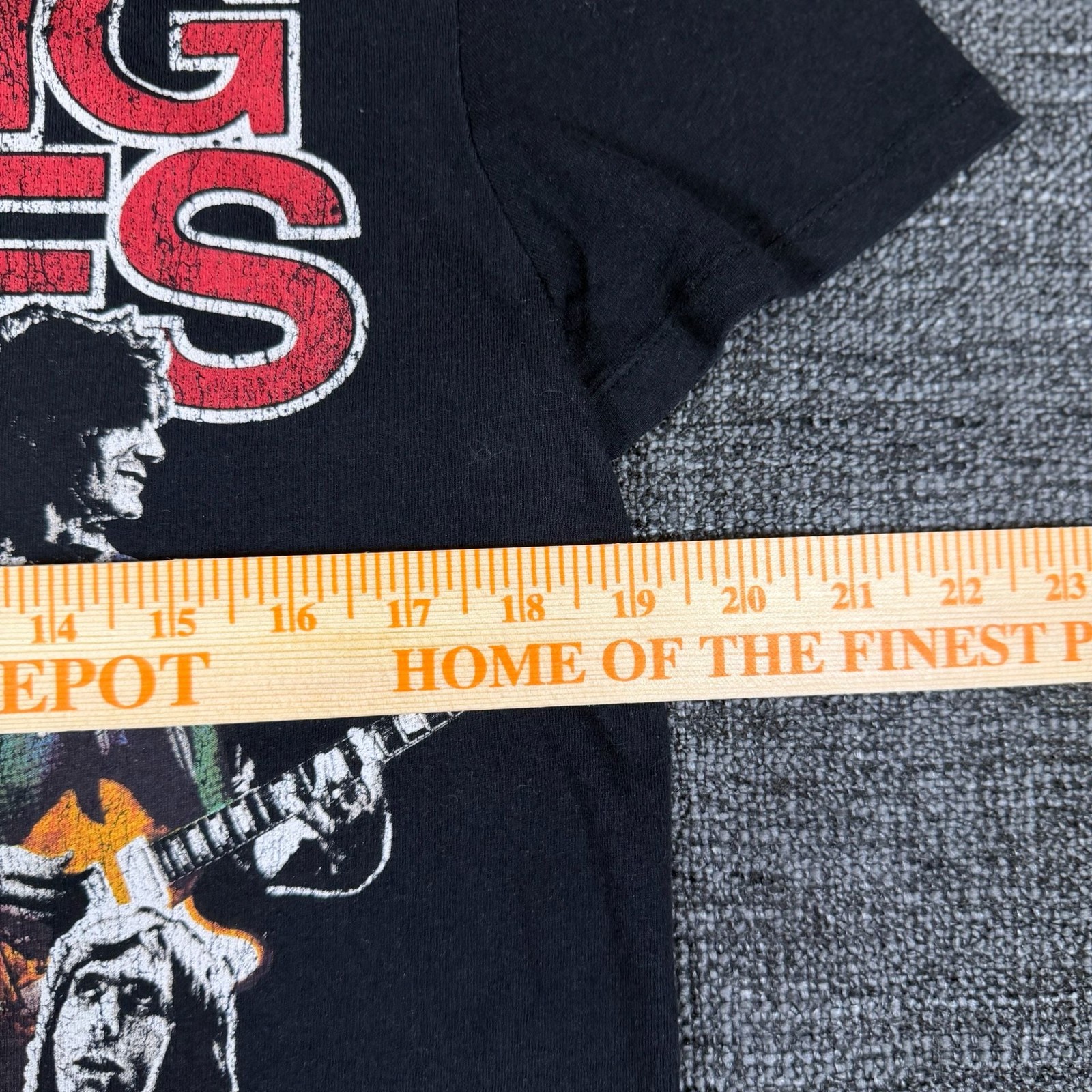 Zara The Rolling Stones 78 U.S. Tour Double Sided Graphic T-Shirt