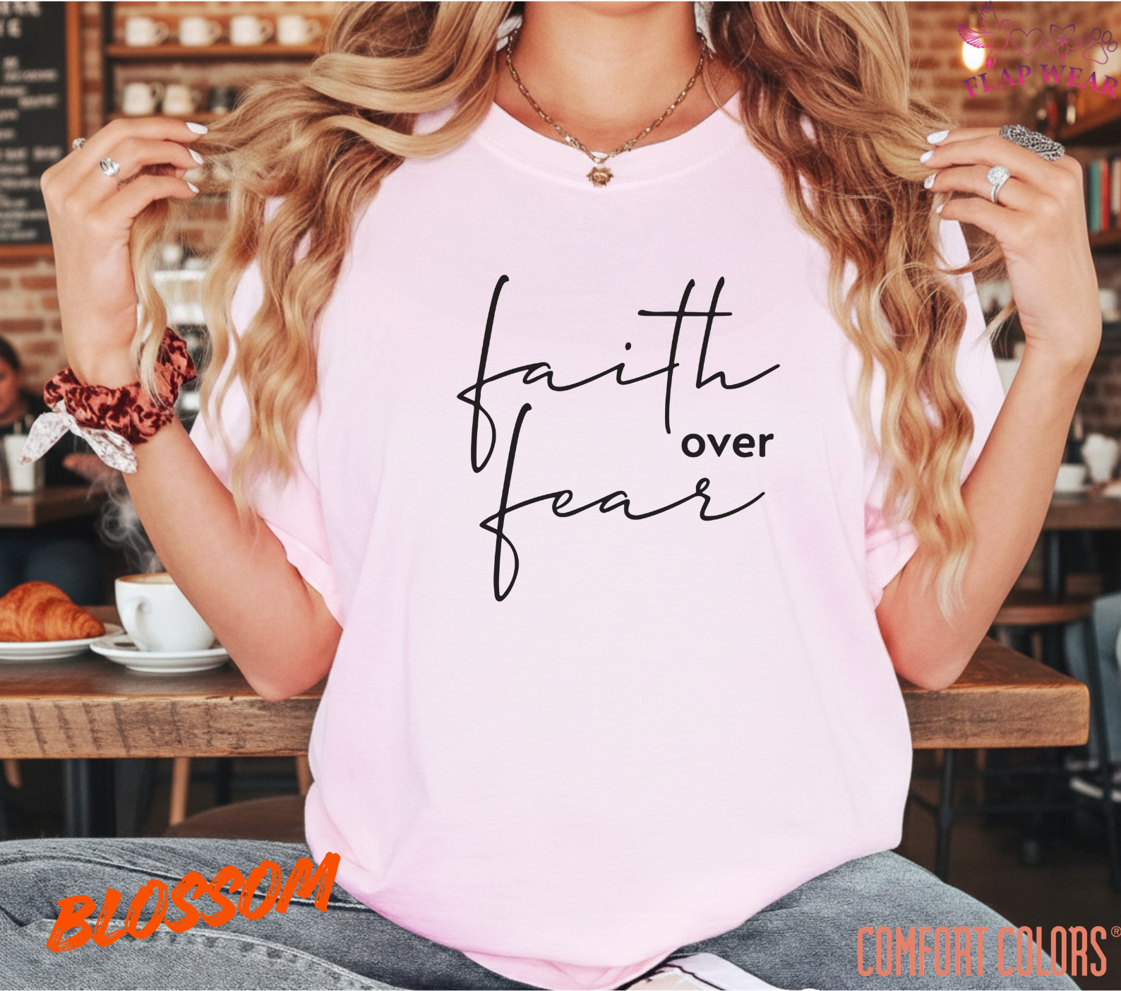 Unisex Faith Over Fear Christian T-Shirt, Men T shirt,Women T shirt Gift