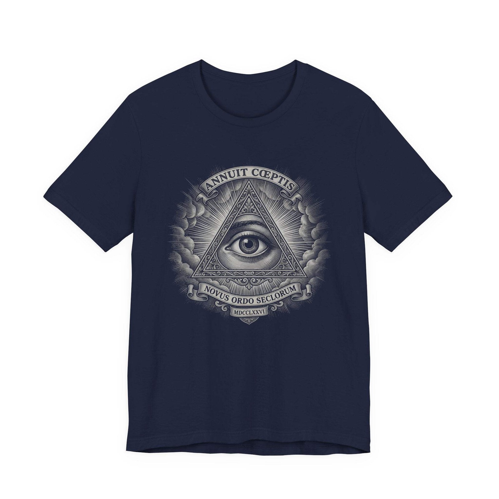 Eye of Providence T-Shirt | Illuminati All-Seeing Eye Masonic Symbol Tee