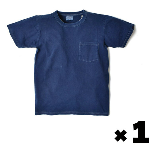 DDUAizome Japan Blue T-Shirt – Hand-dyed by craftsmen – 7.0oz Indigo Smart Spic
