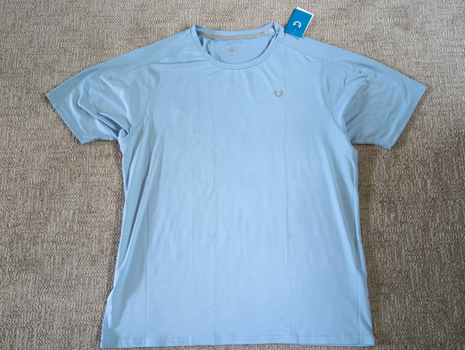 Northyard Mens XL Baby Blue Lightweight Breathable T-shirt NWT B5