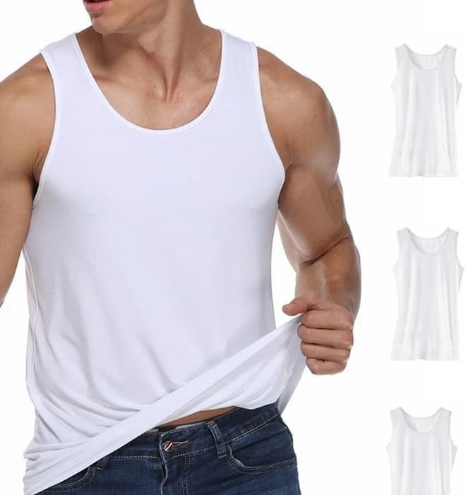 12 PACK MENS EVERYDAY VESTS 100% COTTON TANK TOP SUMMER TRAINING GYM THIN TOPS