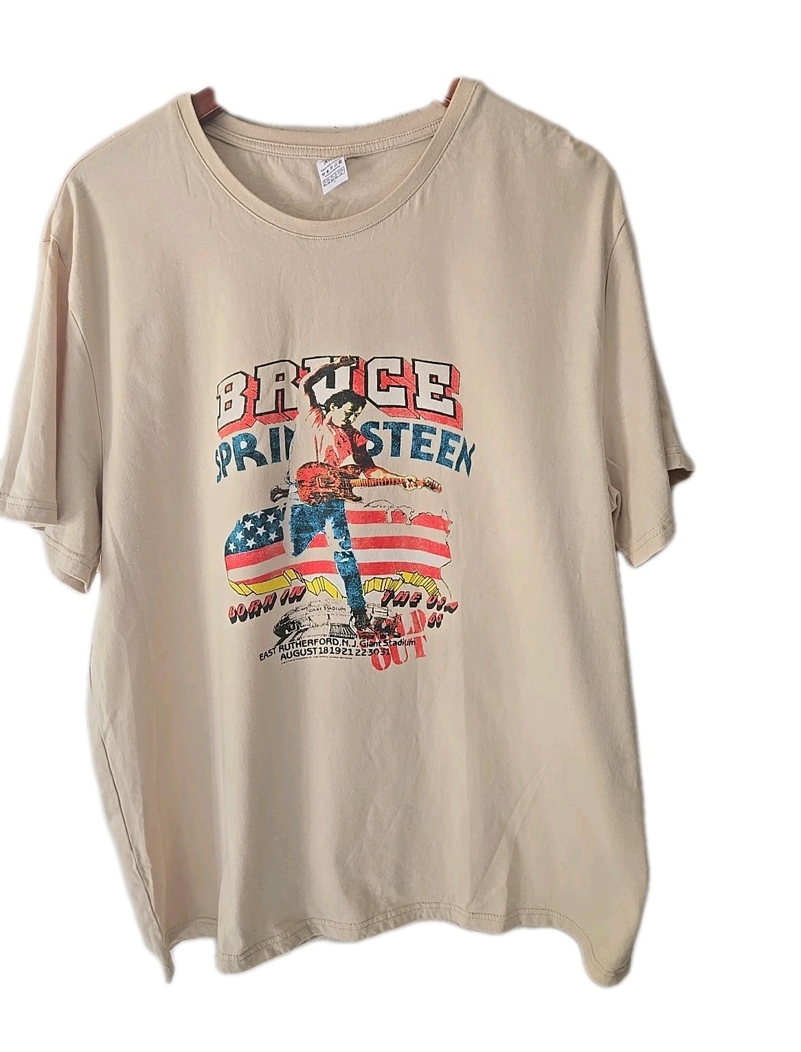 Vtg Bruce Springsteen E Street Band Shirt Giants Stadium NJ 2XL Unique Creation