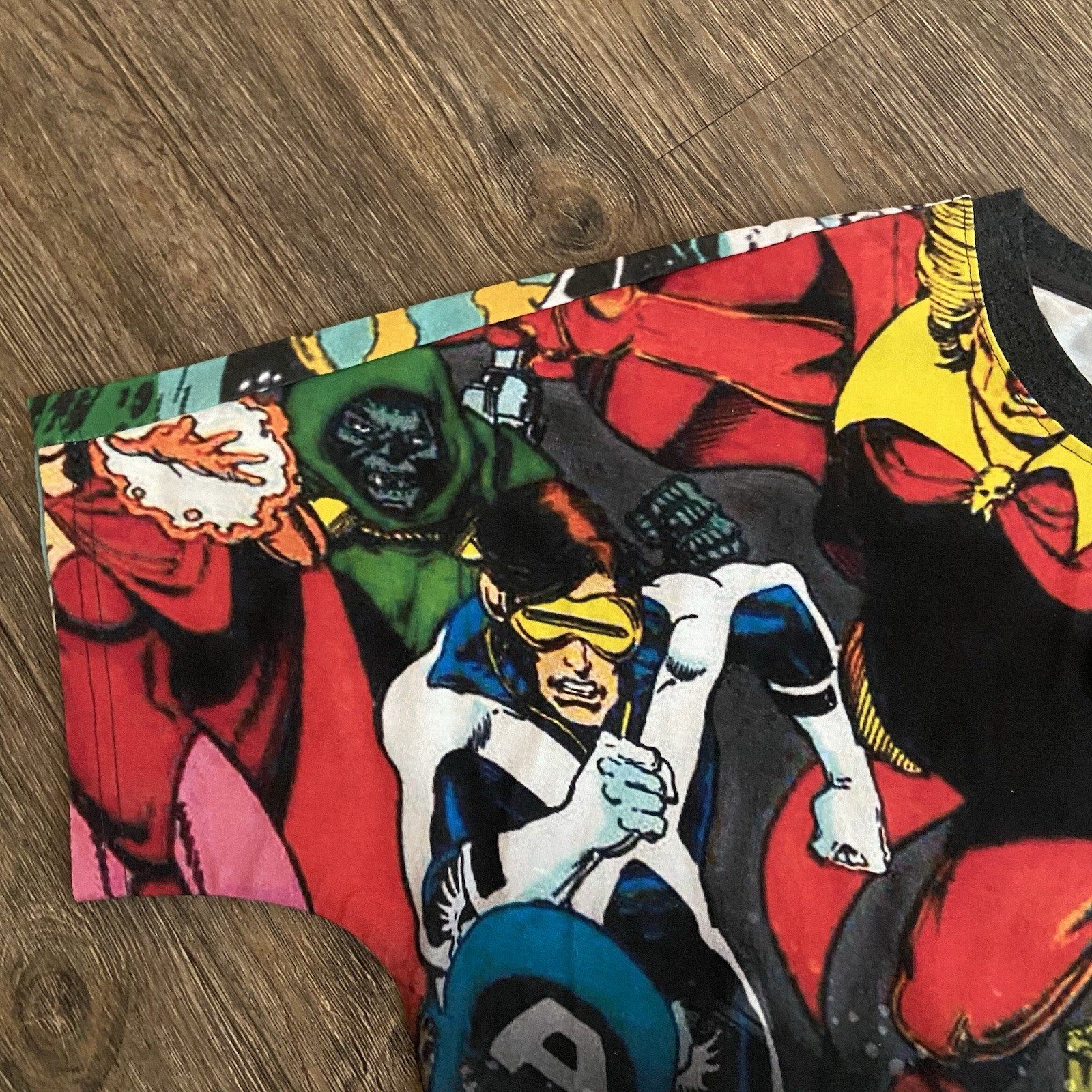 THR1FT L1F3 The Infinity Gauntlet Marvel Modern Bootleg Sample Shirt AOP Small S