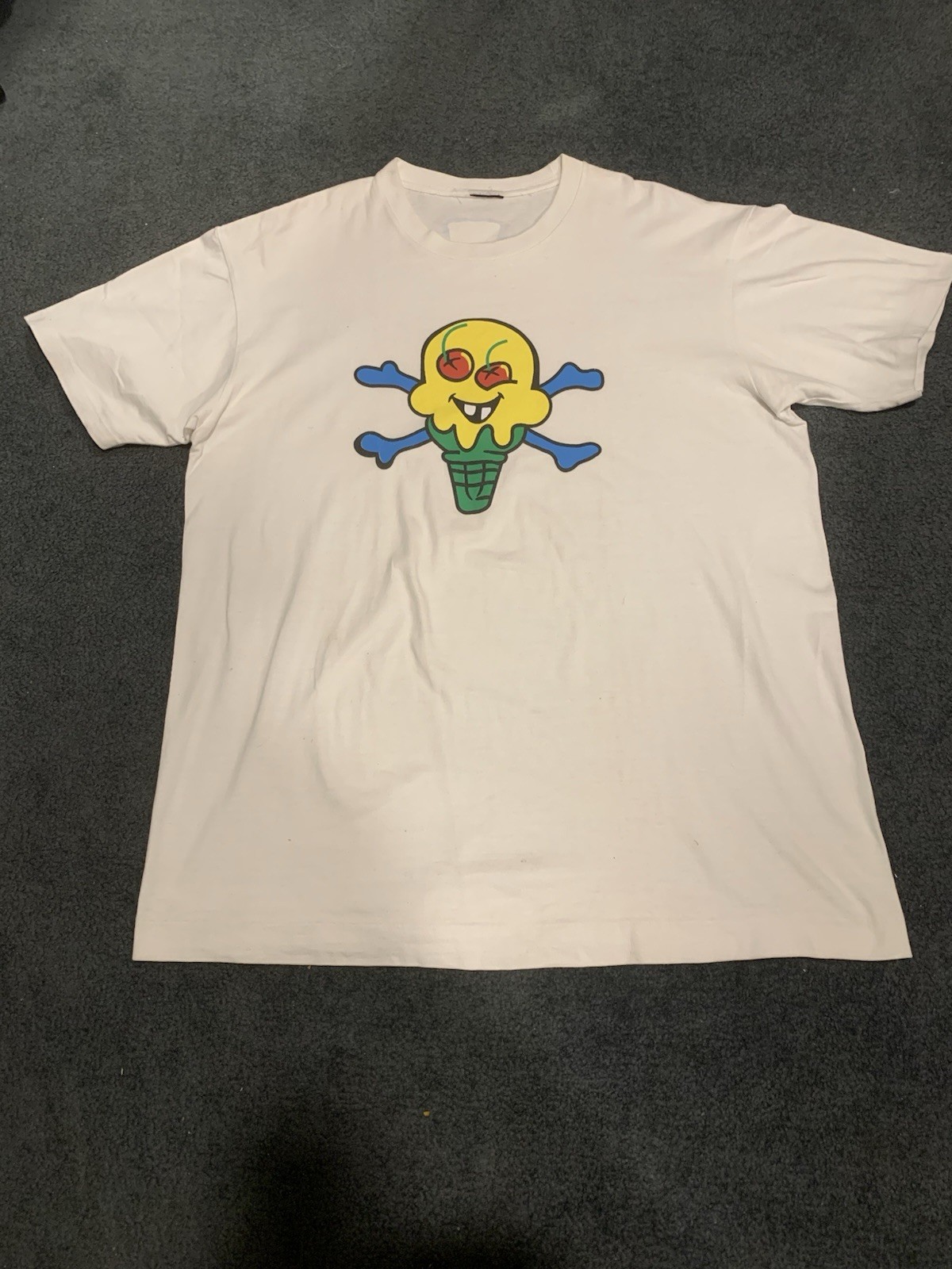 VINTAGE Y2K OG BBC ICECREAM CONES & BONES TEE SINGLE STITCHED