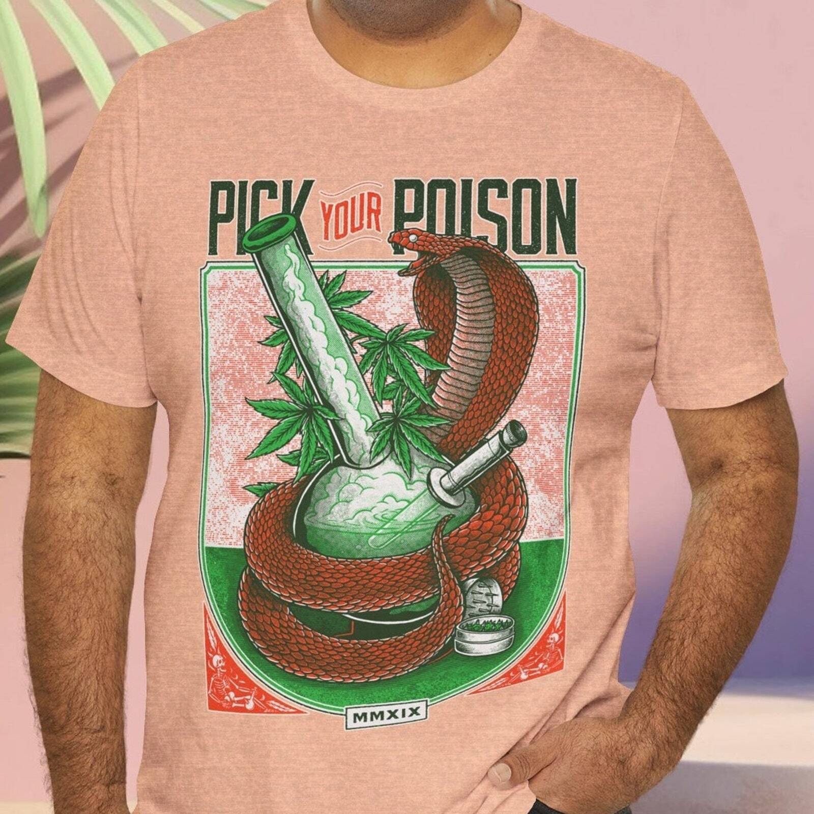 Aesthetic Pick your Poison – Beautiful Detailed Cobra Illustration Vintage Stree