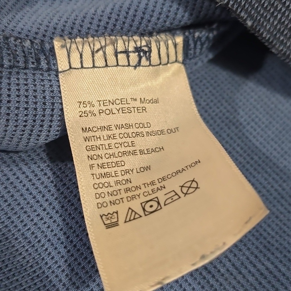 Tommy Bahama Men’s Outdoor Performance Tencel Modal Polyester S/s Shirt Blue XL