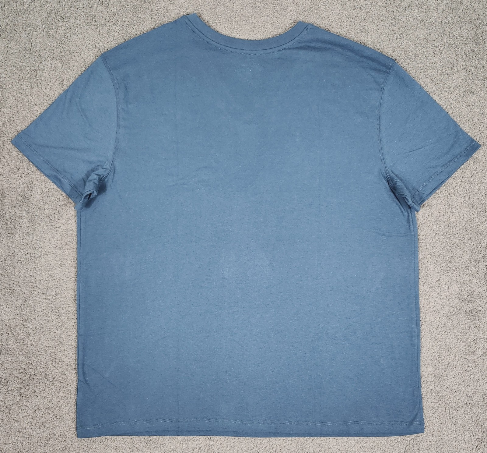 Men’s V Neck T Shirts 2XL Thunderbolt Blue “2 PACK” Goodfellow Short Sleeve