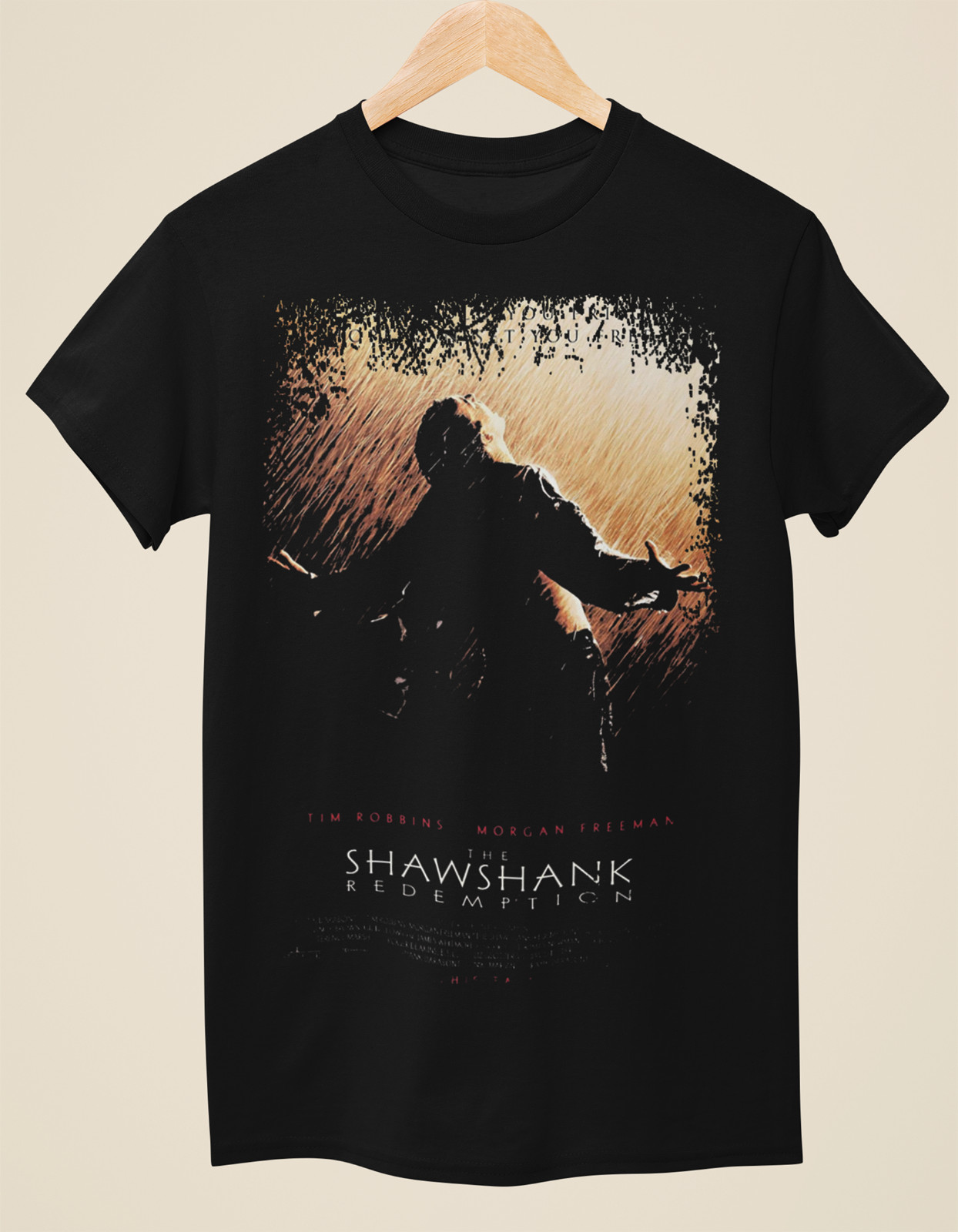 The Shawshank Redemption – Movie Poster Inspired Unisex Black T-Shirt