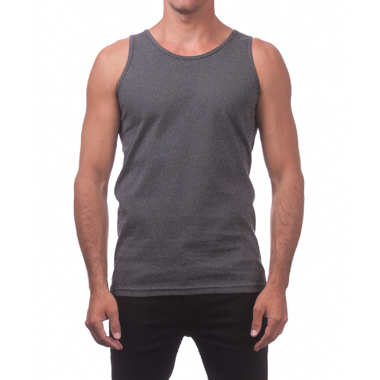 PROCLUB MENS COMFORT TANK TOP PRO CLUB CASUAL SLEEVELESS TANK TOP GYM SUMMER