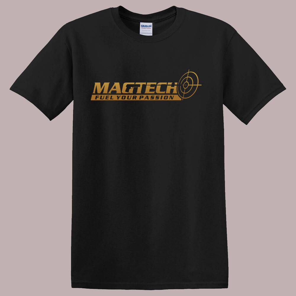 Magtech Ammunition Guns Firearms Rifles Logo Men’s Black T-Shirt Size S-5XL