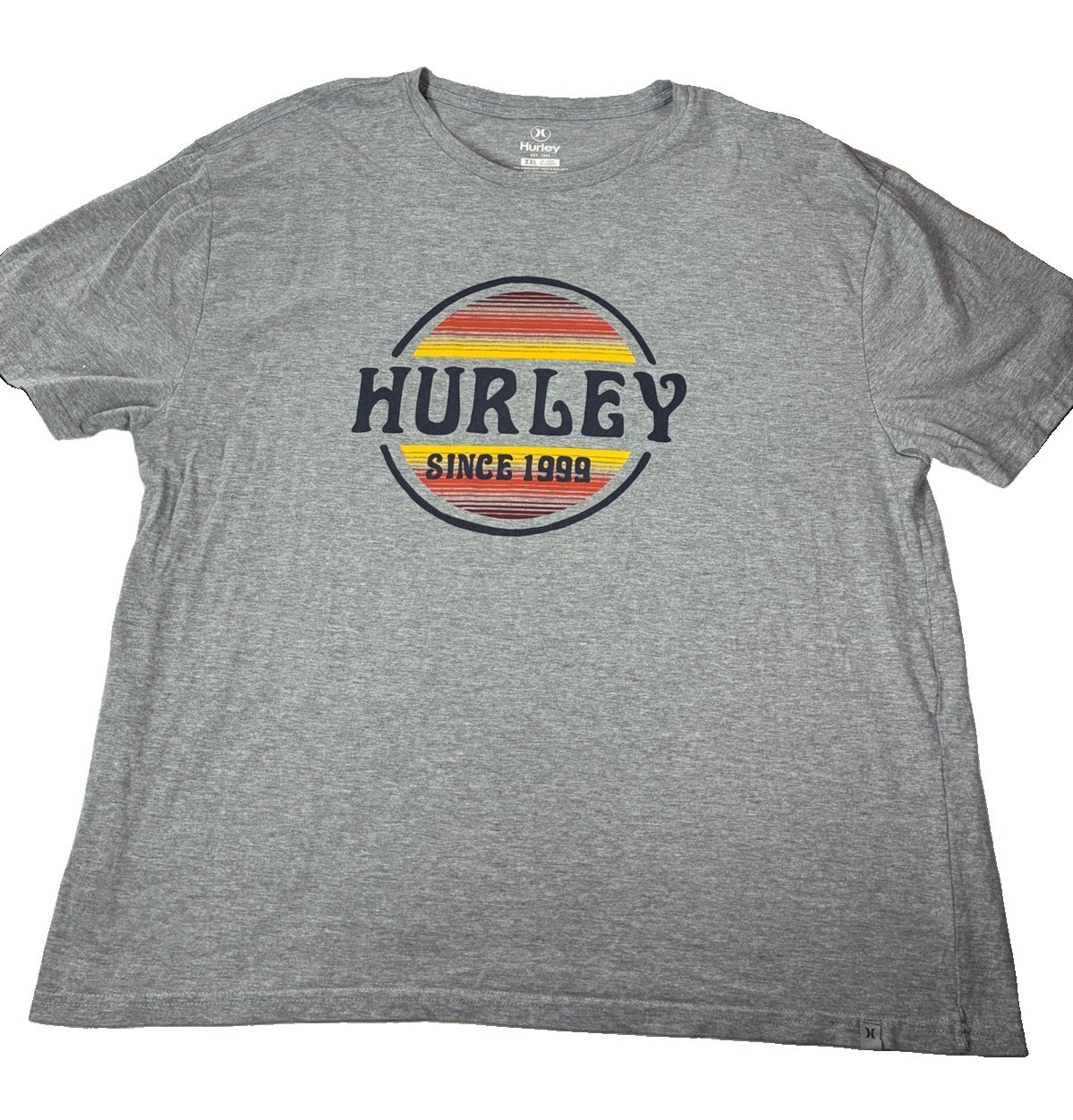Hurley Since 1999 Men’s Size XXL Graphic Tee Shirt Gray #231