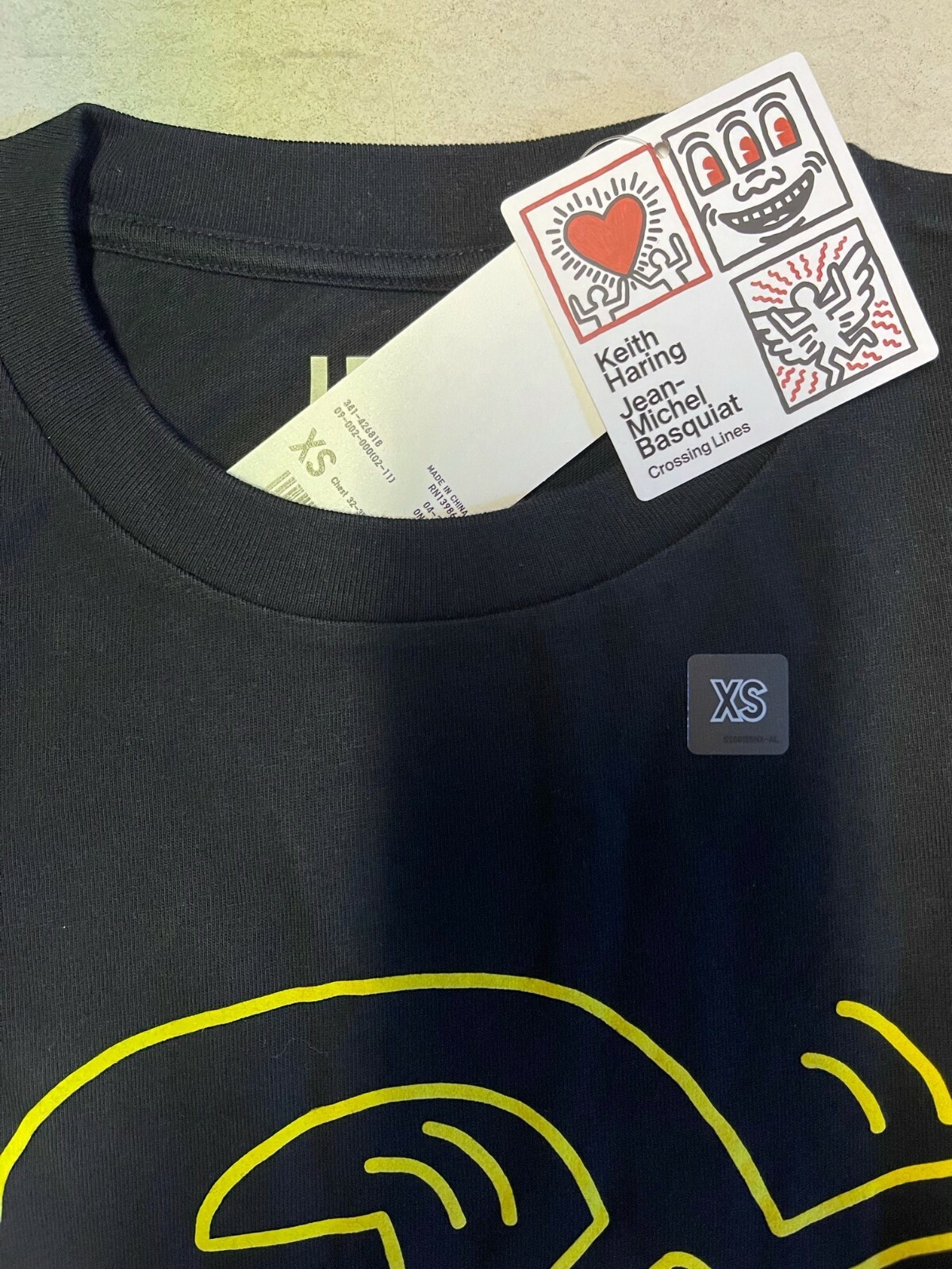 KEITH HARING x UNIQLO MoMA SPRZ NY T-shirt US size XS – XL NWT Black SOLD OUT