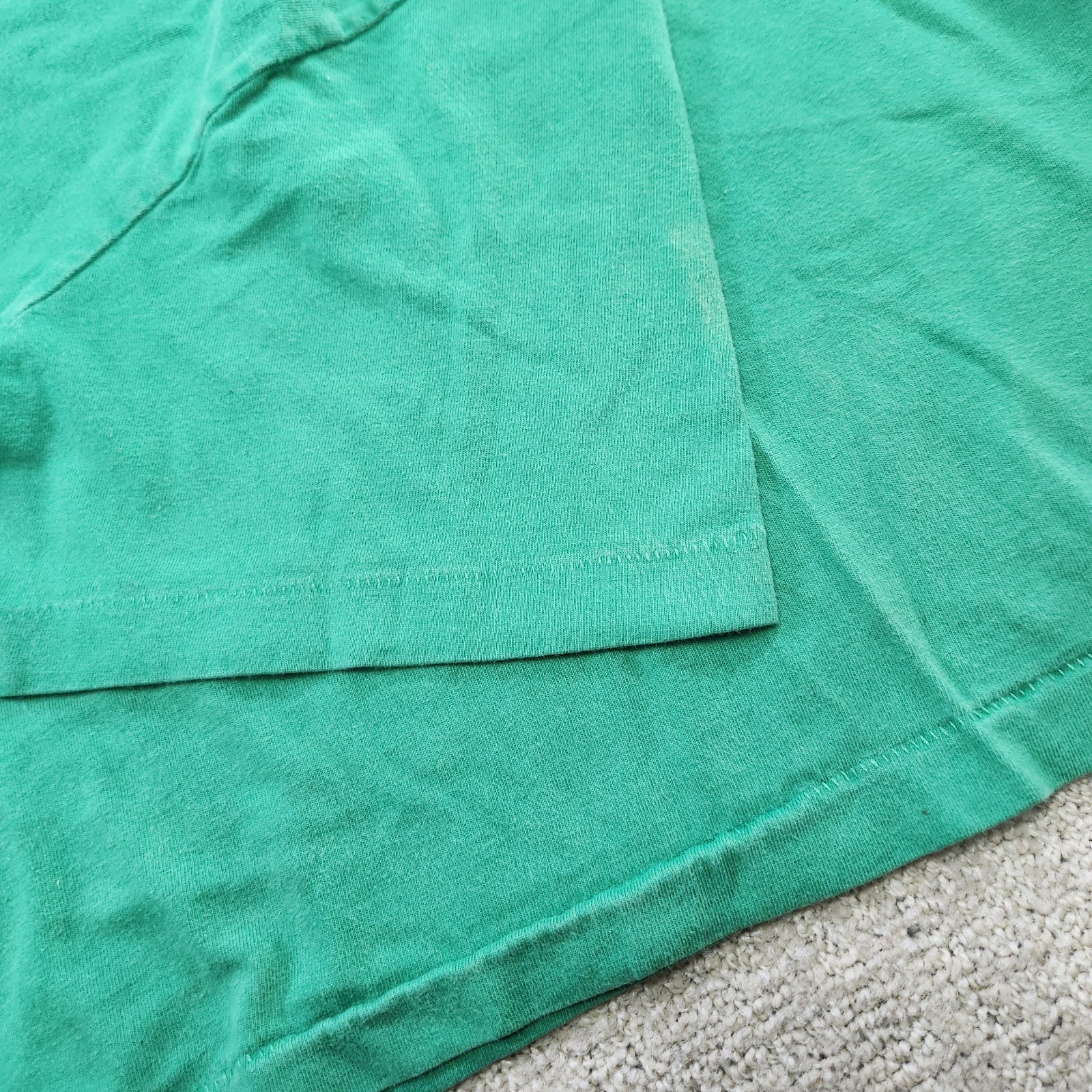 Vintage American Eagle Shirt Men Medium Single Stitch Y2K 90s Green St Patrick