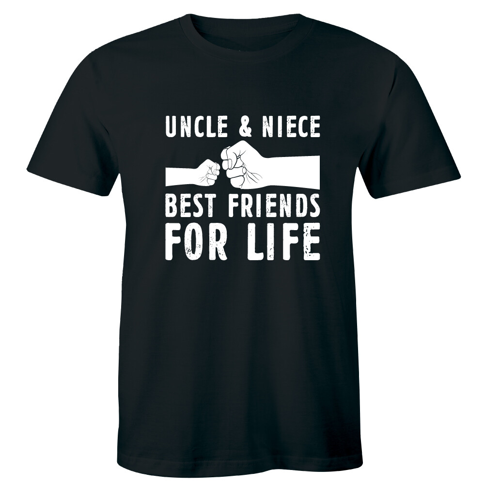Uncle and Niece Best Friends For Life Men’s T-Shirt Awesome Cool Family Gift