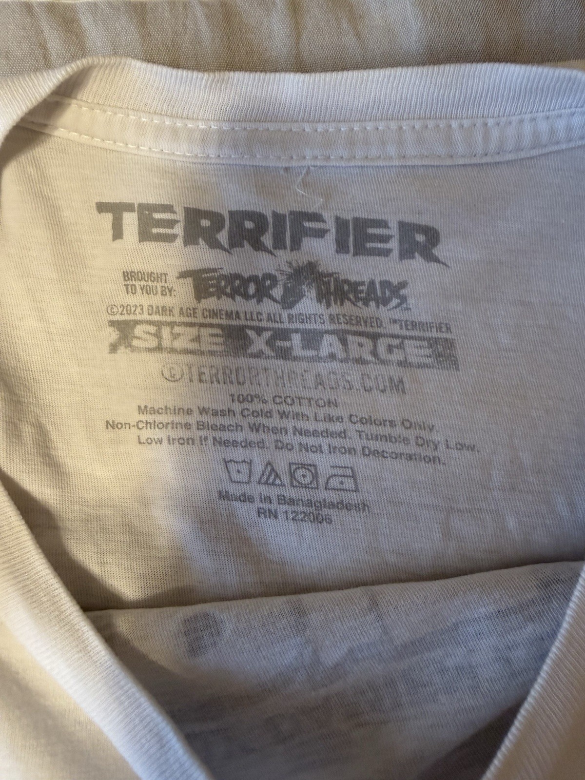 Terrifier Terror Threads XL Shirt