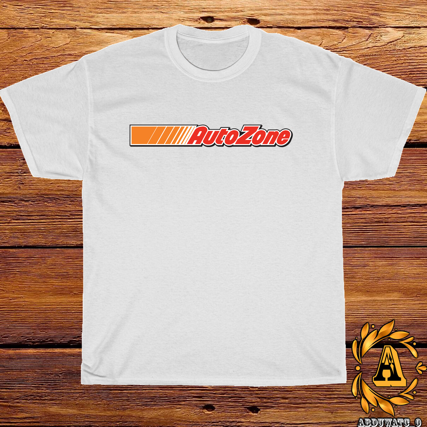 Autozone Logo Black/ Grey/ White/ Navy / Red T-Shirt Size S-5XL