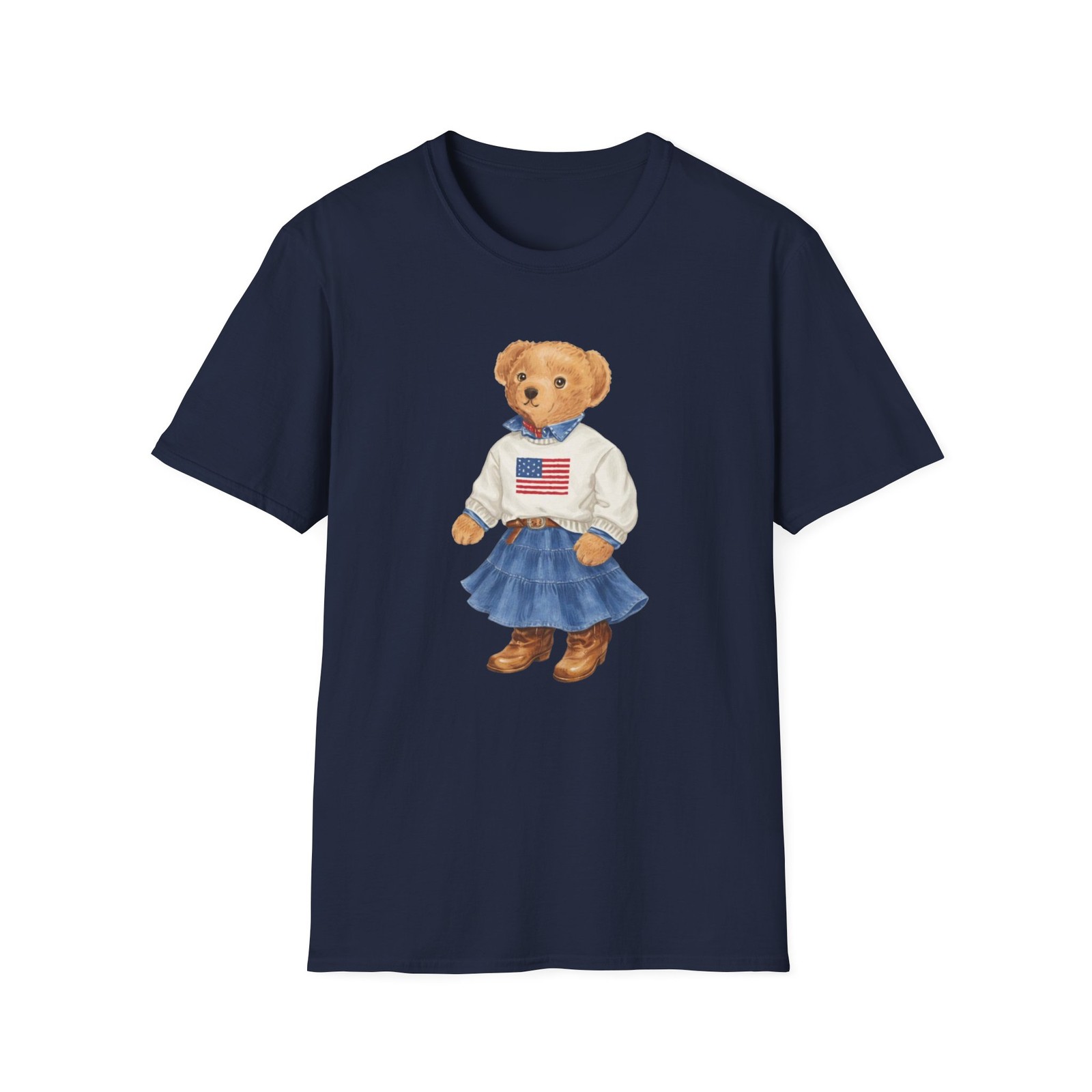 Polo Bear Unisex Shirt Cotton Luxury Design Tshirt Size XS-XL