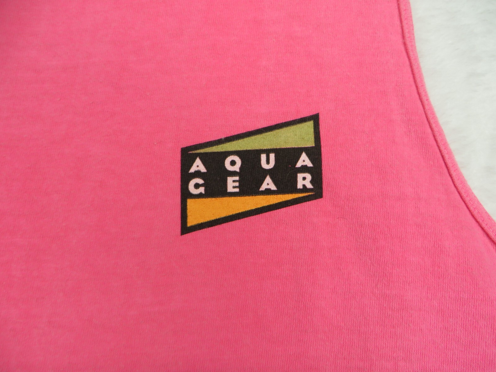 Vintage Nike Aqua Sock Tank Top Mens XL Neon Pink Single Stitch 90s USA