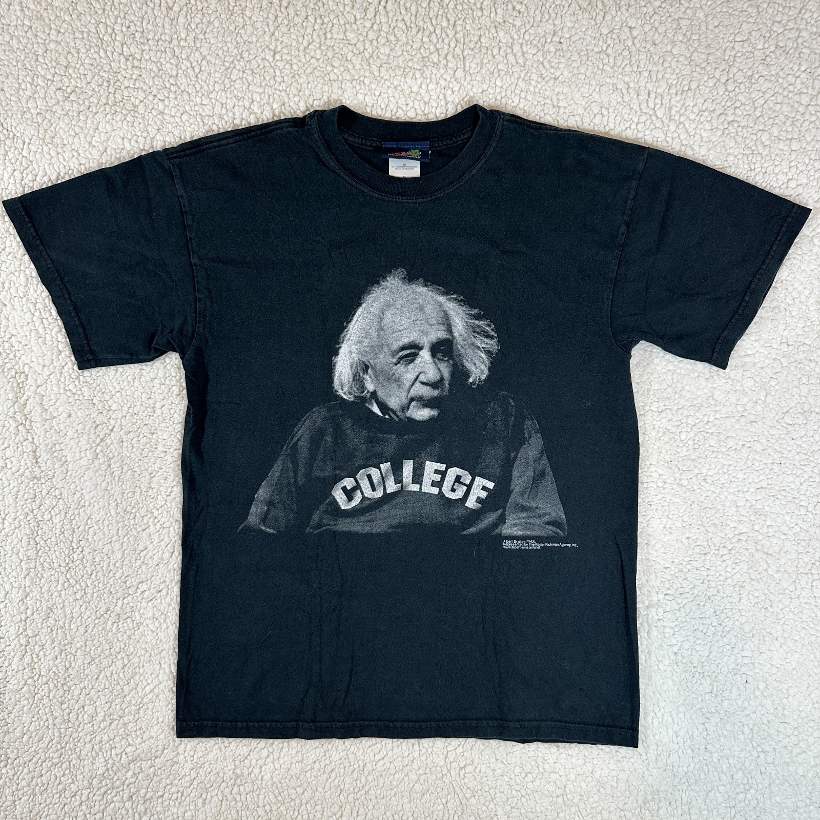 *RARE* VTG Albert Einstein College Shirt 90s Y2K Roger Richman Agency – Size M