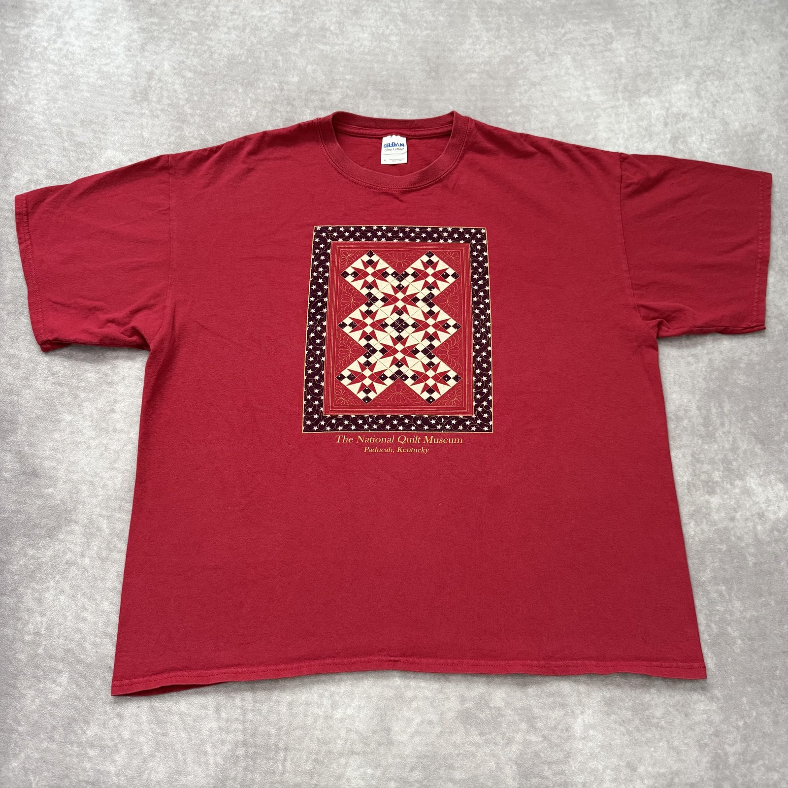Vintage National Quilt Museum Shirt Mens XL Paducah Kentucky Quilt Tee