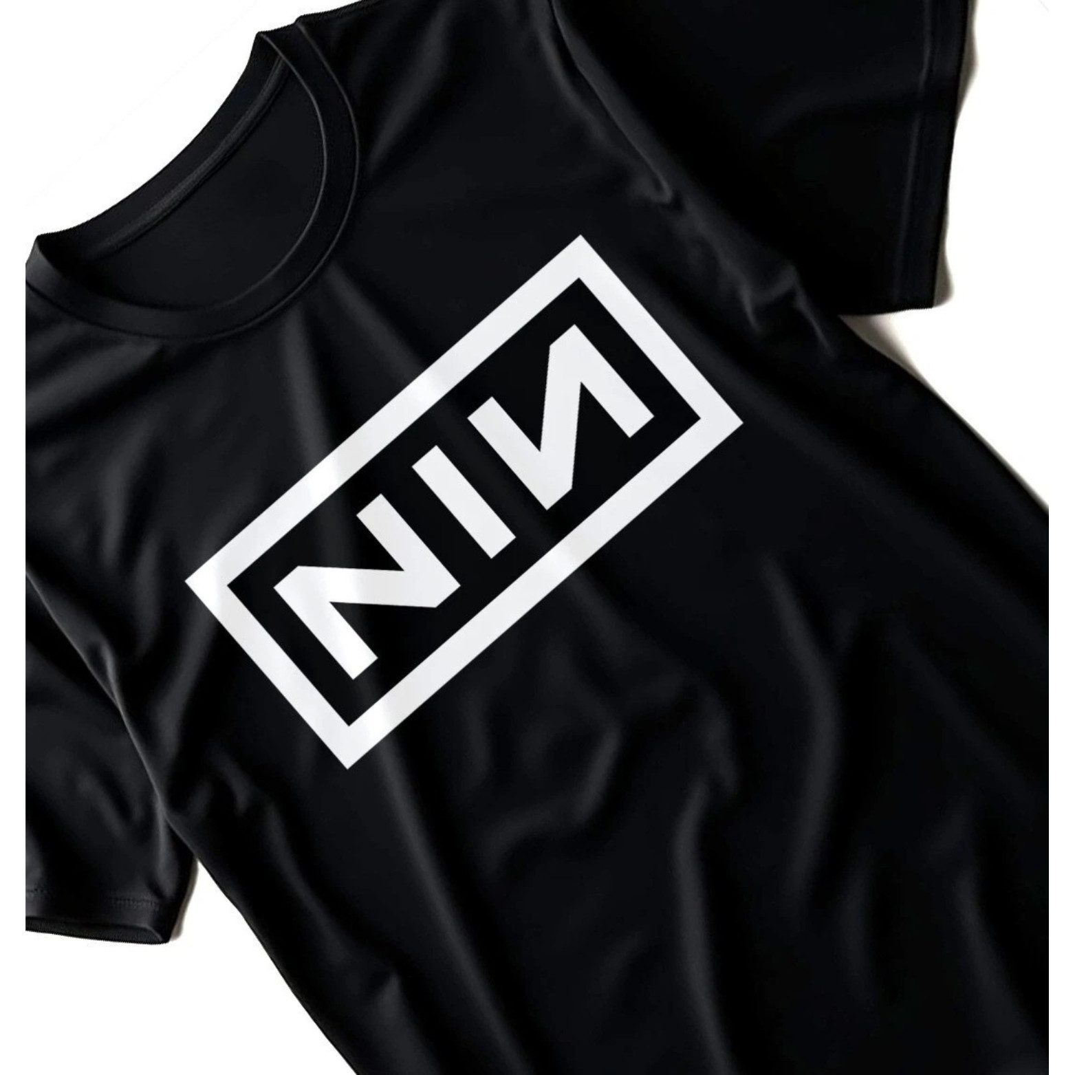 Nine Inch Nails Logo Unisex T-Shirt – Metal NIN Industrial Rock Band XS-6XL Fan