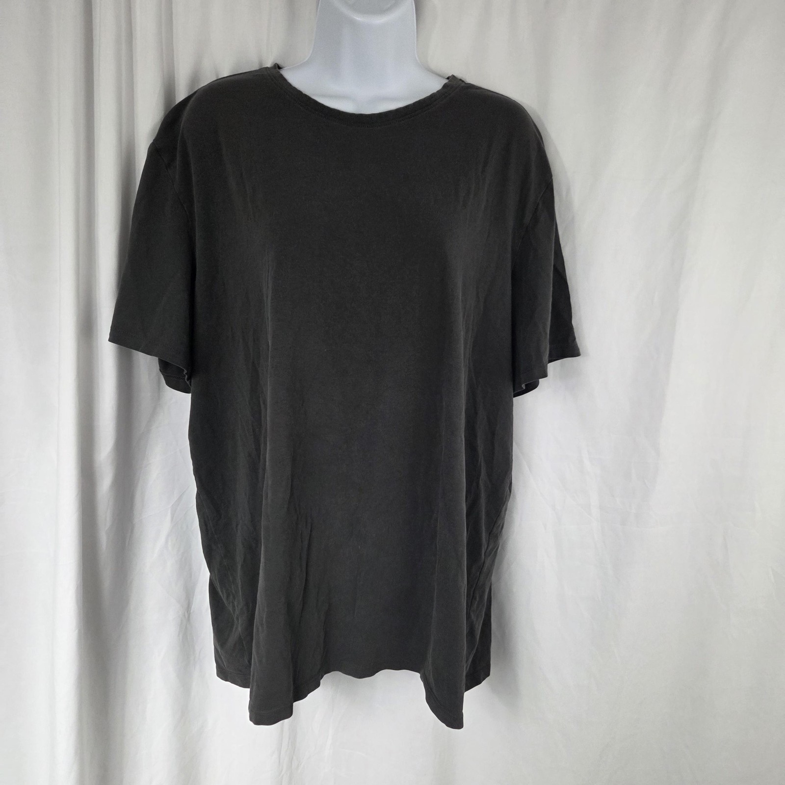 APT.9 Shirt Mens 2XLT Gray Premier Flex Tagless Stretch Crewneck Basic Tee Top