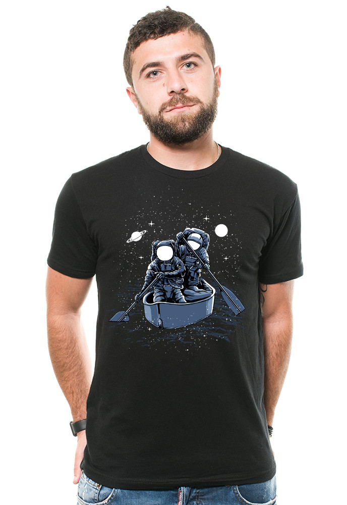 Astronaut T-shirt Space Abstract Mens T-shirt Mens Birthday Gift Graphic Shirt