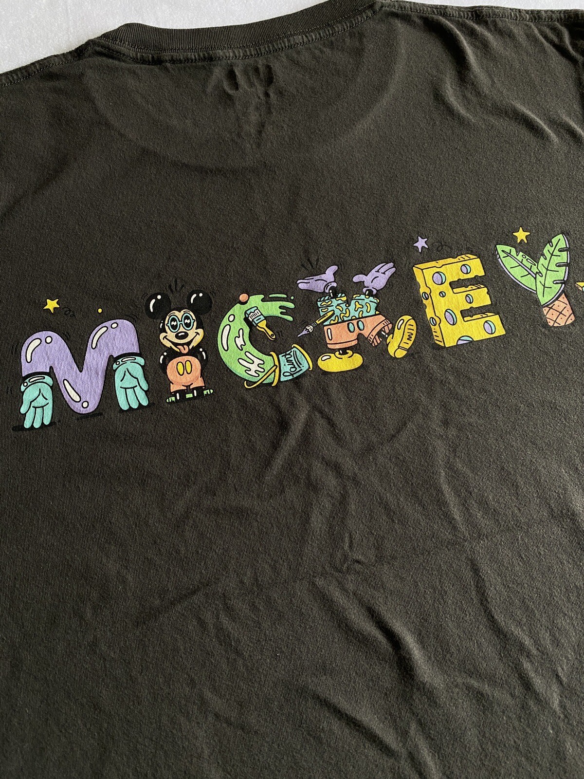 Uniqlo X Steve Harrington Mickey & Friends UT – USED Medium 08 Dark Gray