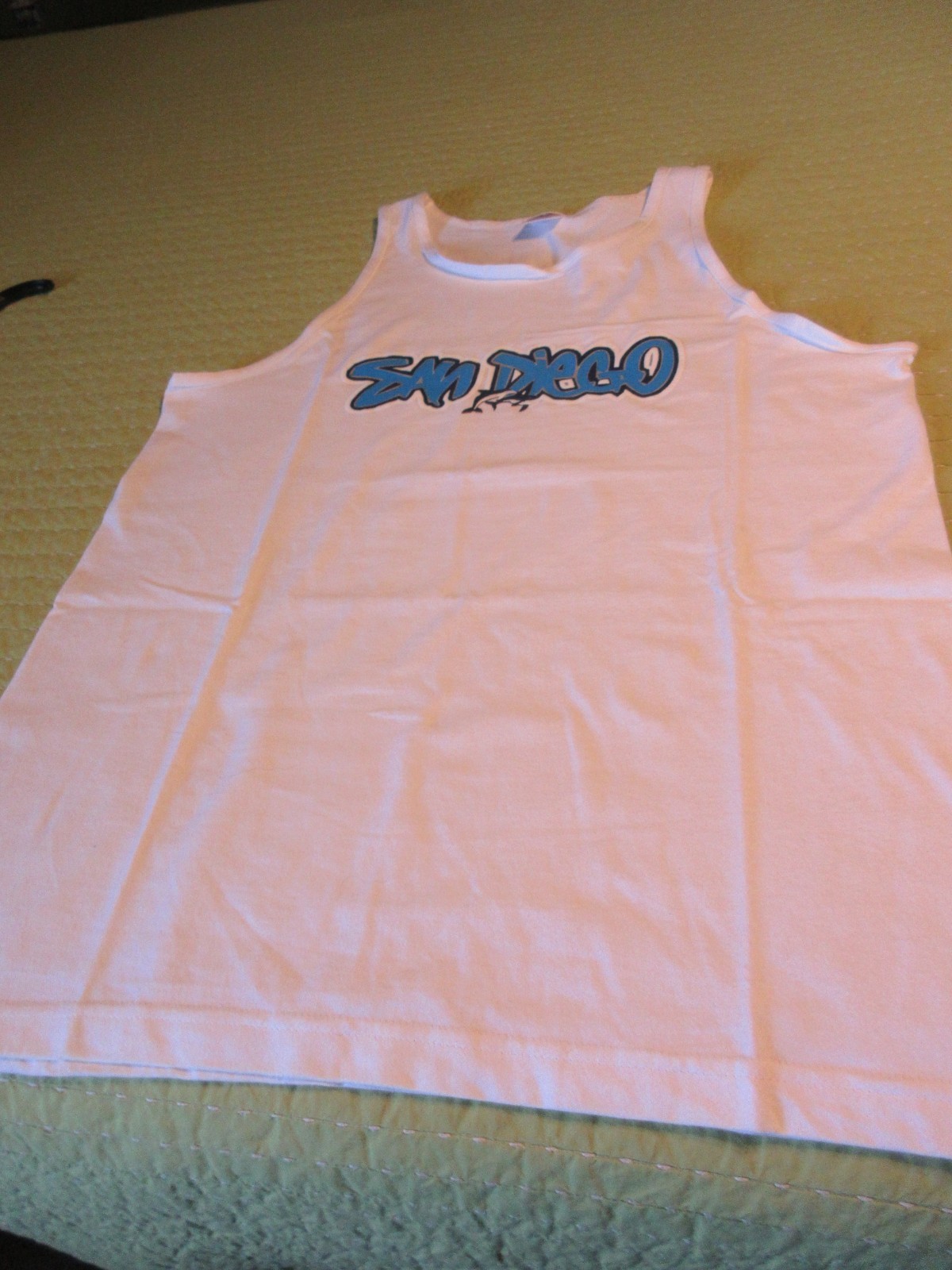 New Vintage Alstyle Apparel Activewear Tank Top Mens Large San Diego Graphic