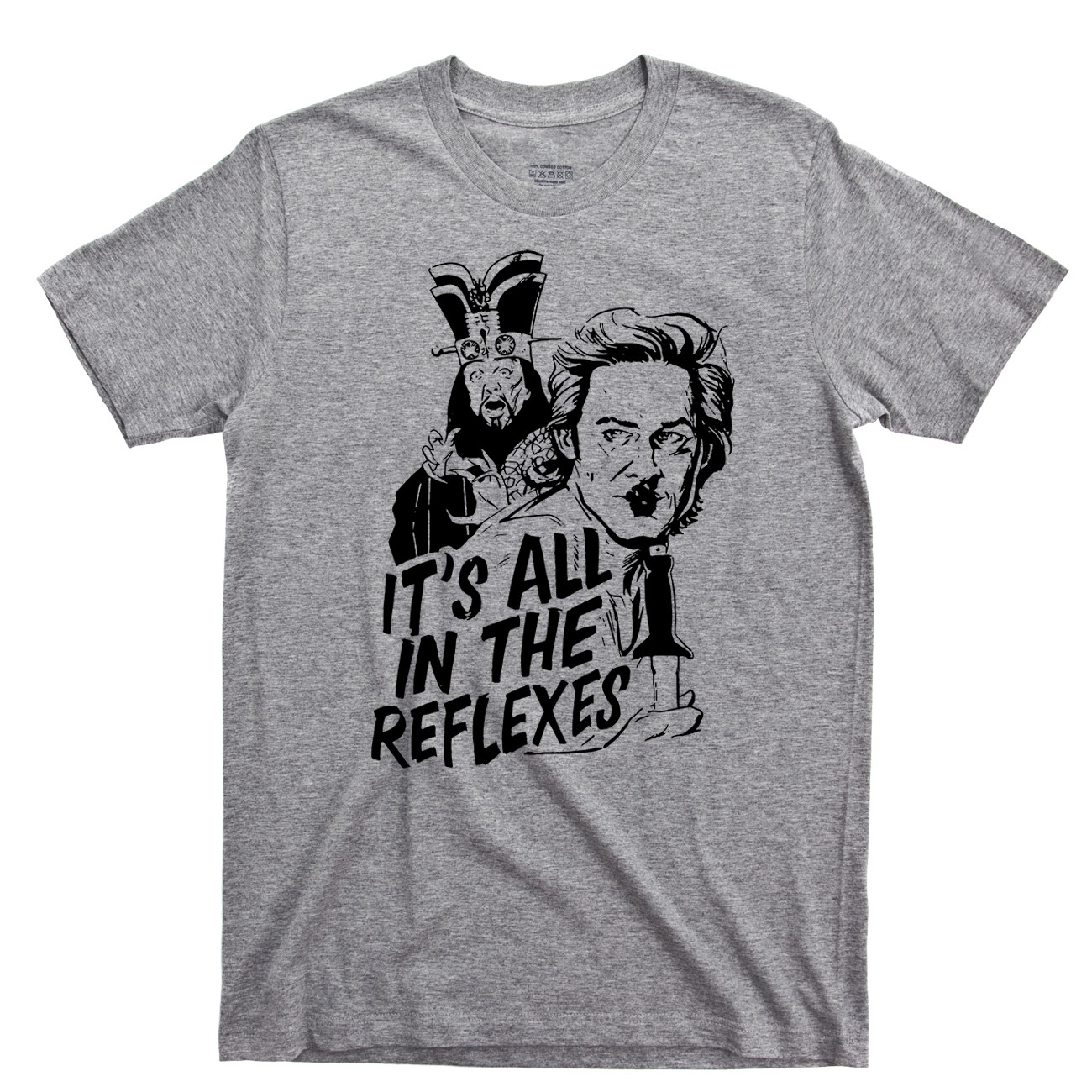 Jack Burton It’s All In The Reflexes T Shirt Big Trouble Little China Lo Pan Tee