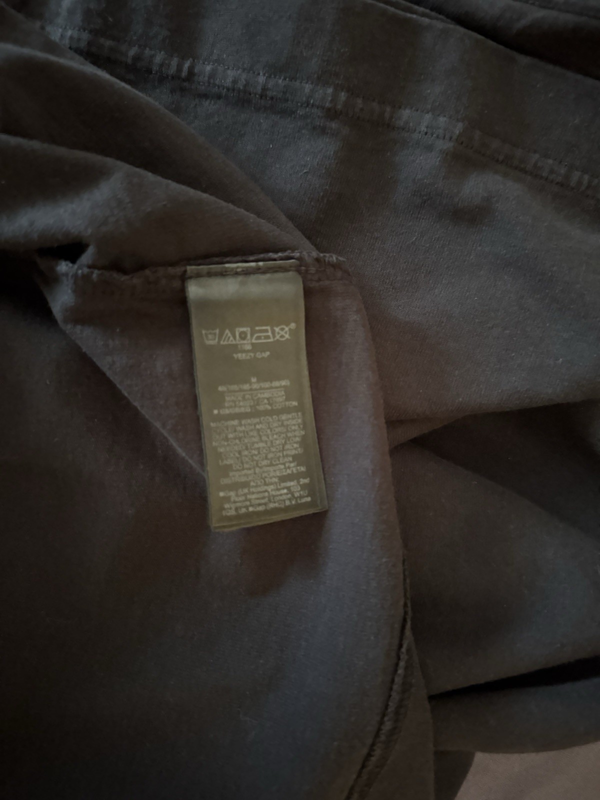 Yeezy Gap Engineered By Balenciaga Dove 3/4 Sleeve T-Shirt Medium