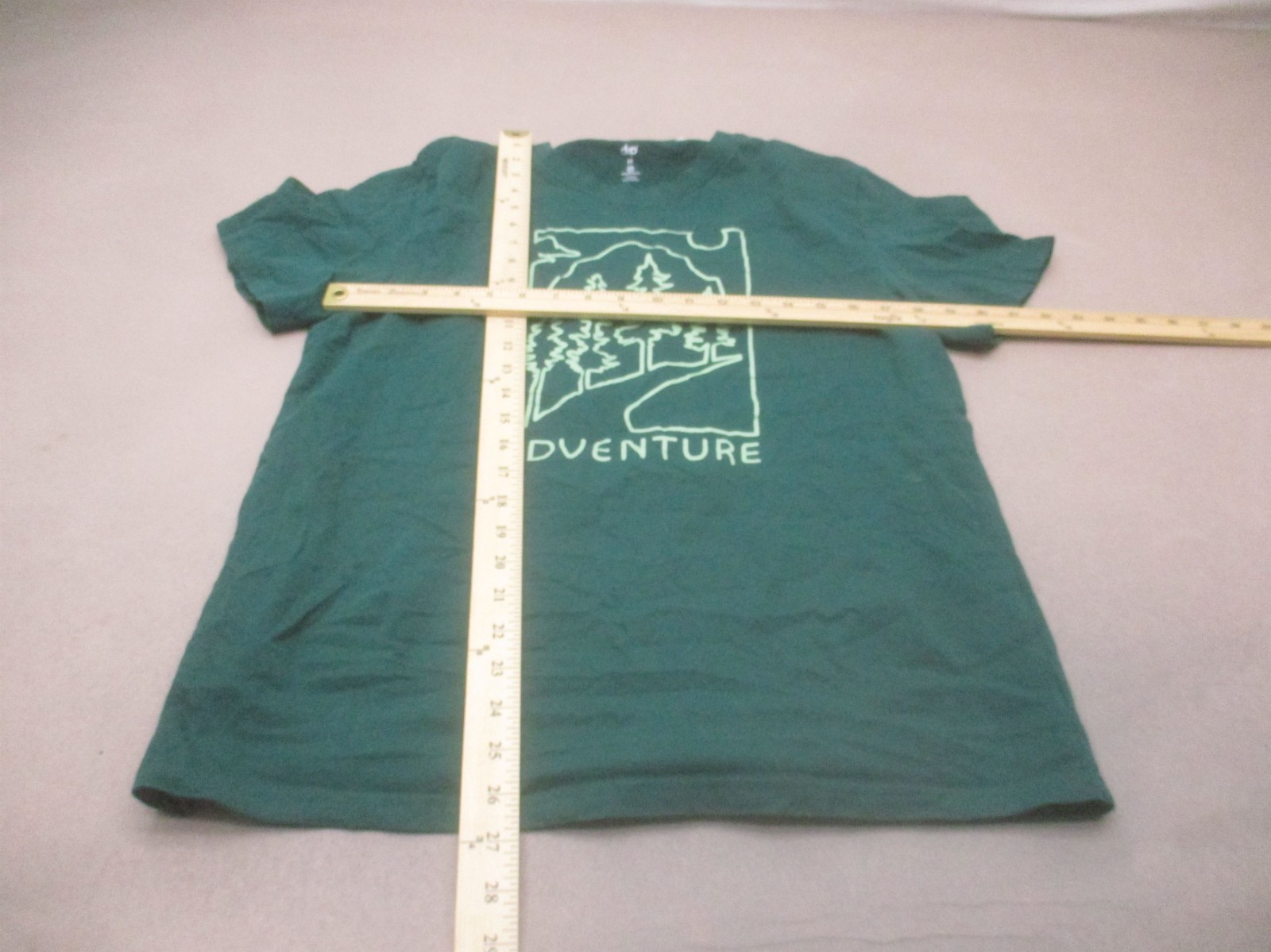 dip Size M Mens Green 100% Organic Cotton Short Sleeve Breathable T-Shirt 226