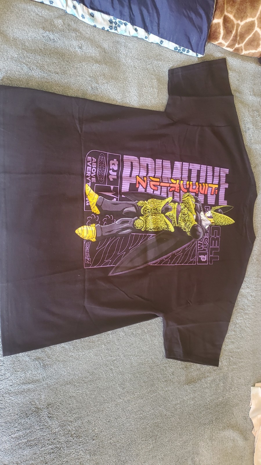 Primitive x Dragon Ball Z Cell Perfect Form Black Graphic Tee Men’s XL