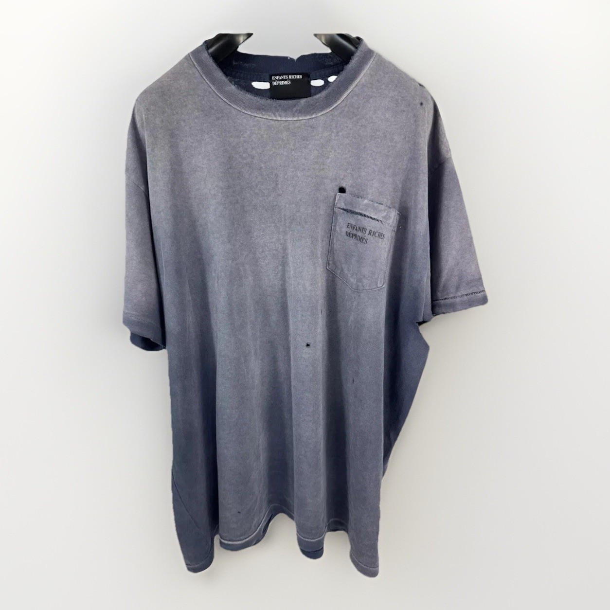 Enfants Riches Deprimes – Logo Print Distressed T-Shirt Size: XXL