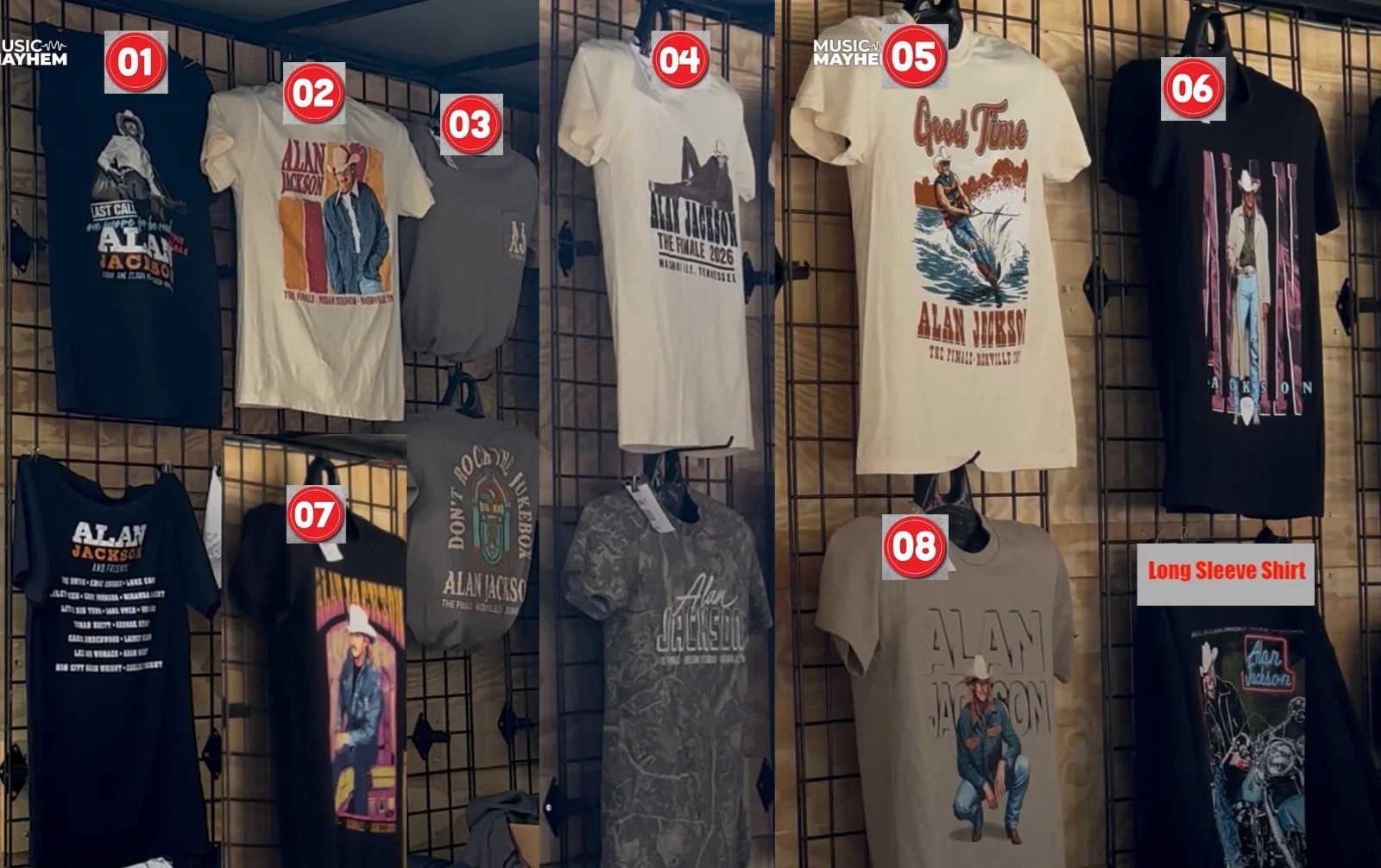 Alan Jackson Nissan Stadium Nashville June 27th 2026 Tour Merch, T-shirt reprint