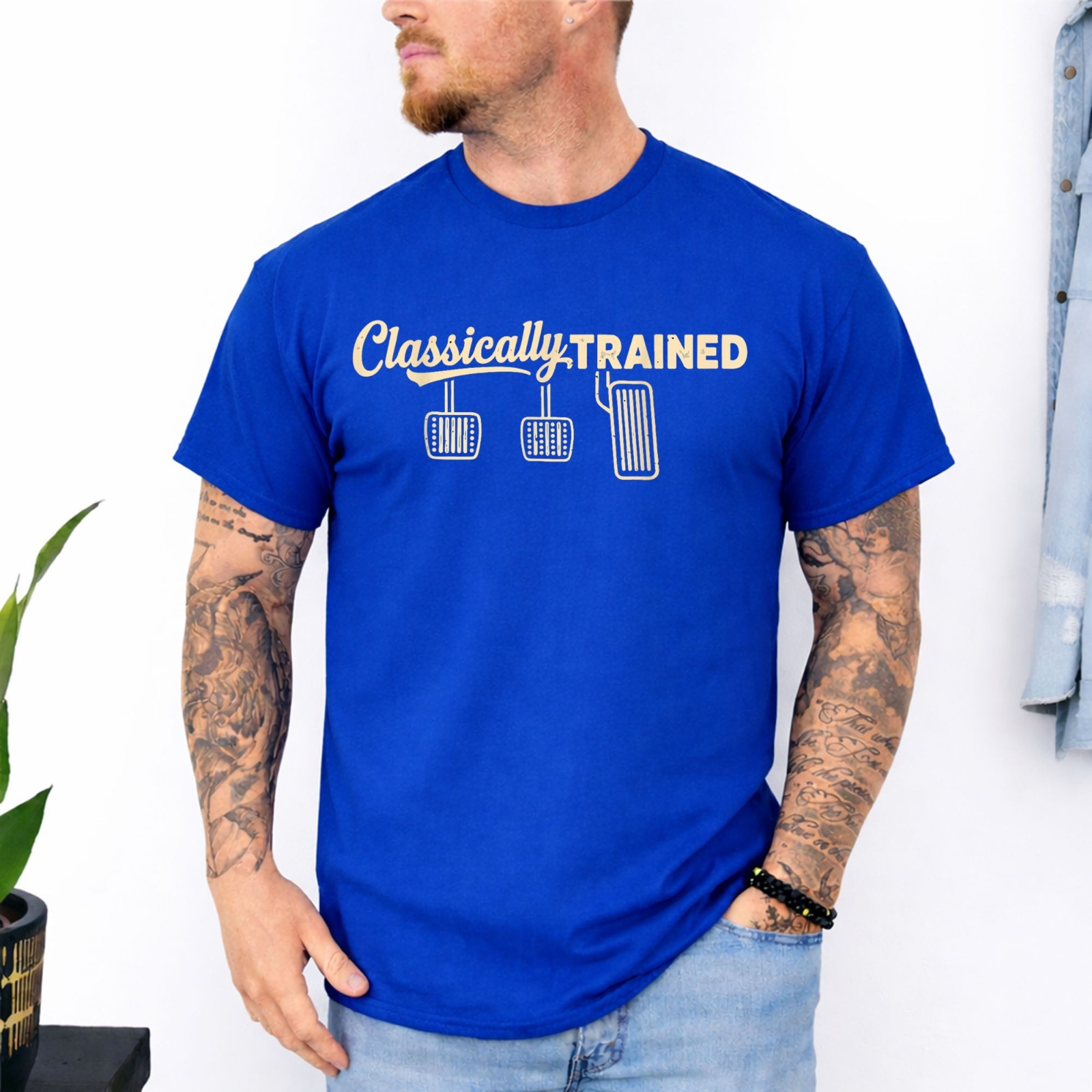 Three Pedals Classically Trained Manual Transmission Driver T-Shirt