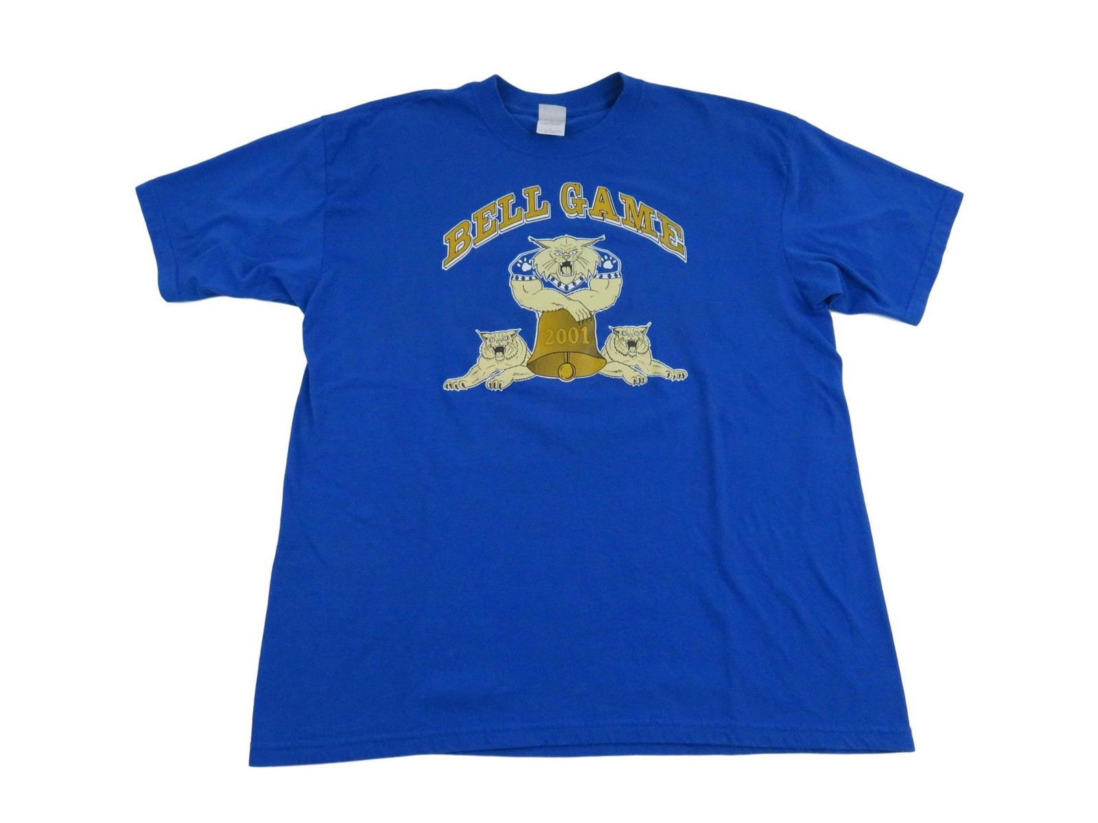 Vintage 2001 Men’s Bell Game Shirt XL Centennial Bull Dogs Central Wildcats Y2K